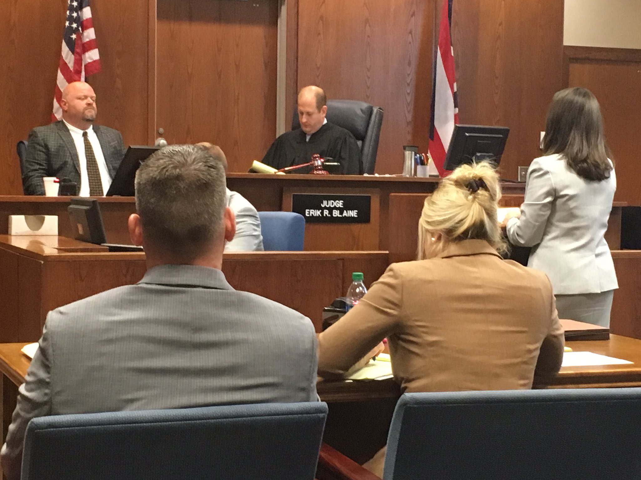 Justin Smith fled the area after taking the stand in his trial. STAFF PHOTO