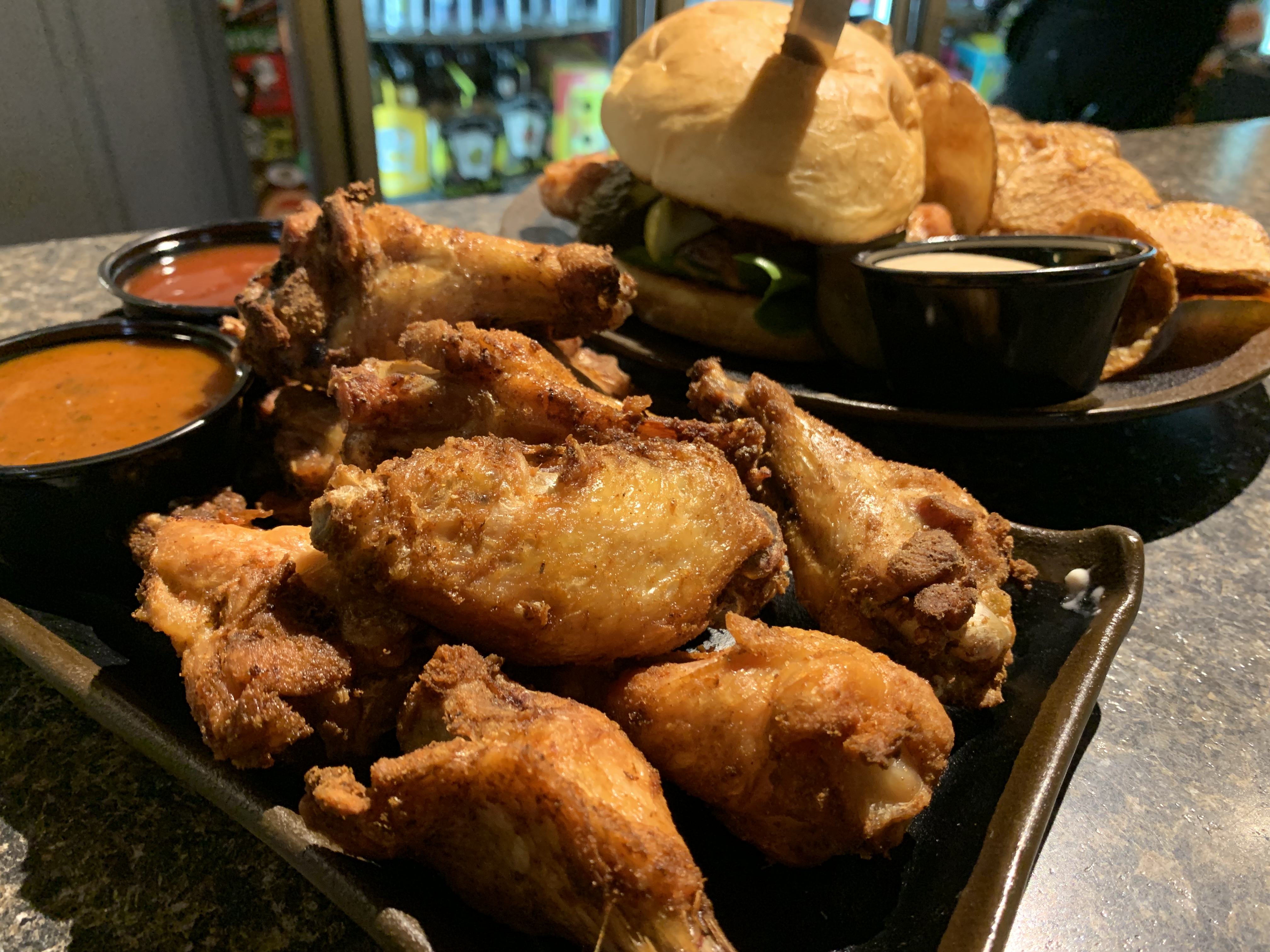 Chicken wings at 571 Grill and Draft House