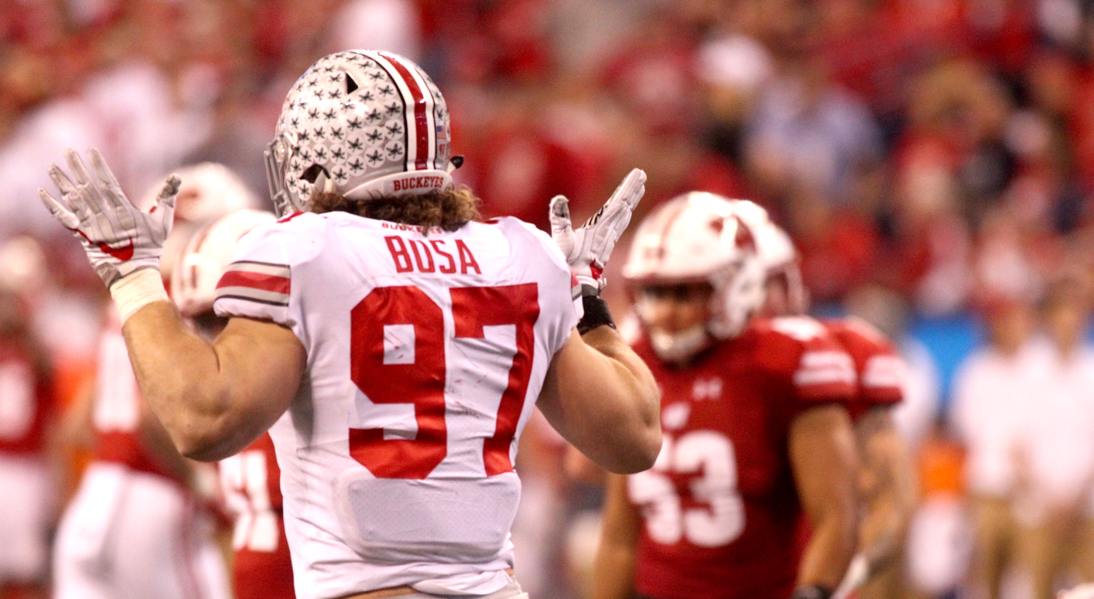 A history of NFL Draft prospect Joey Bosa's signature shrug