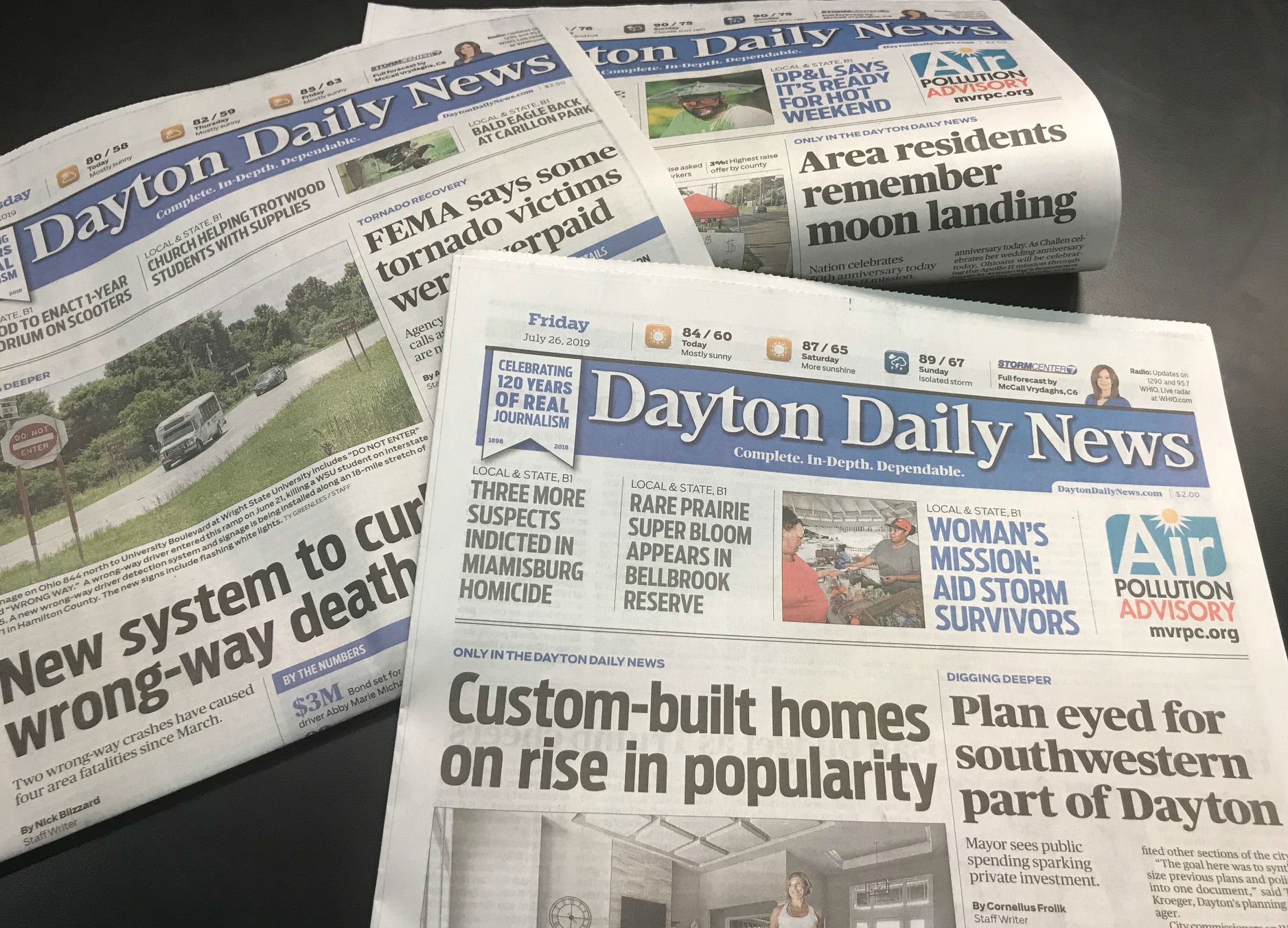 Dayton daily deals news paper number