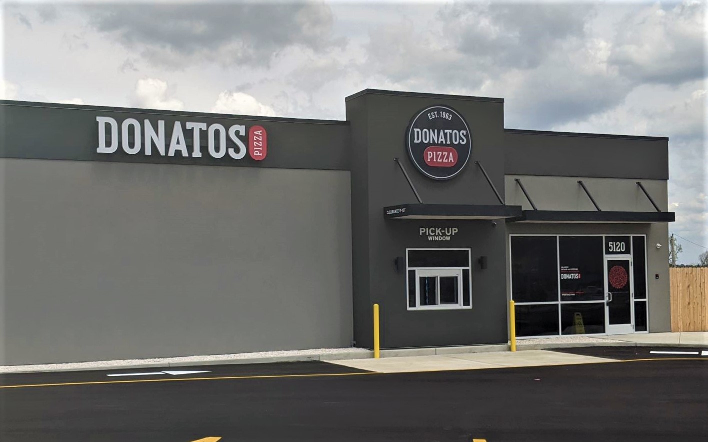 This rebuilt Donatos Pizza shop in Harrison Twp. will reopen Tuesday, April 28 after the previous structure was destroyed by the 2019 Memorial Day tornadoes.