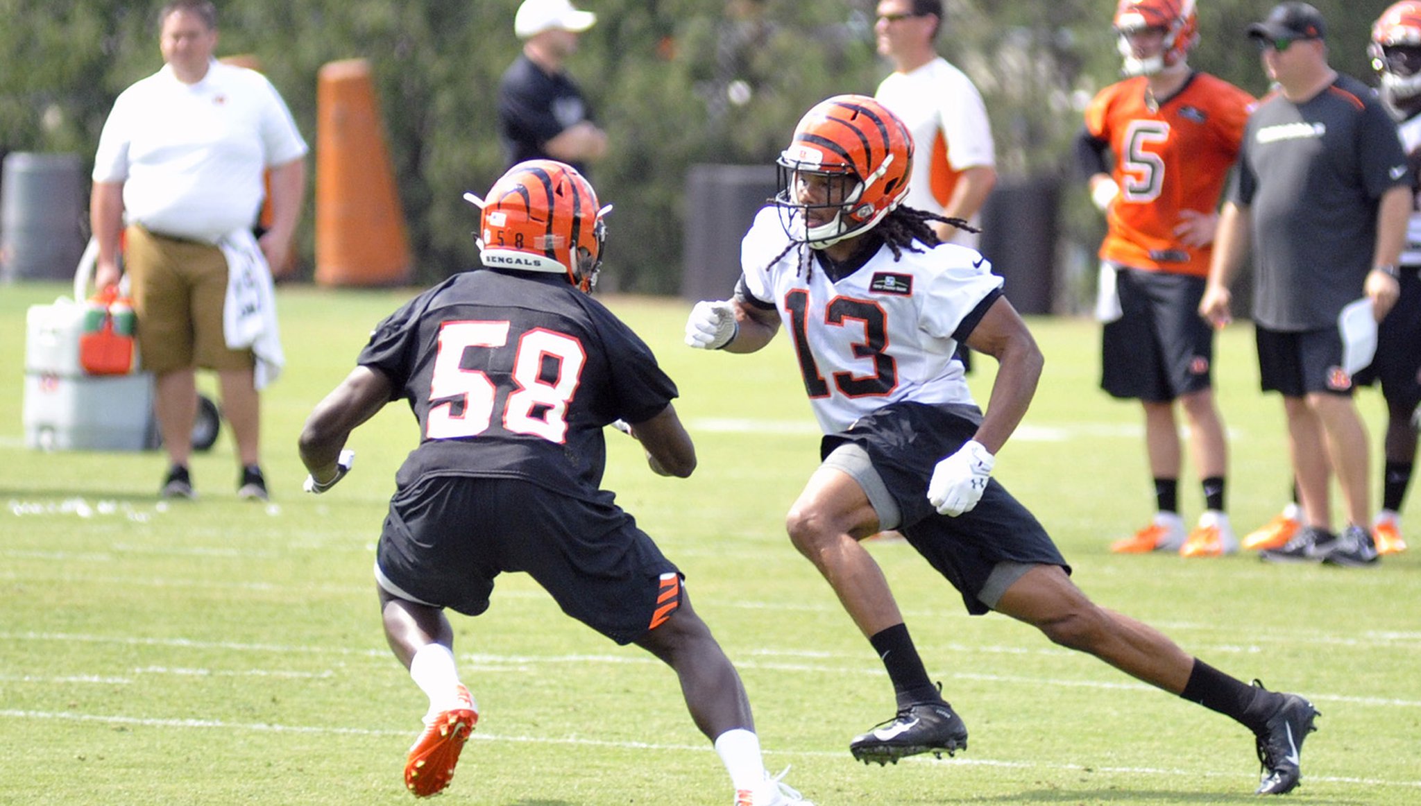 Auden Tate clears waivers, signs with Bengals practice squad