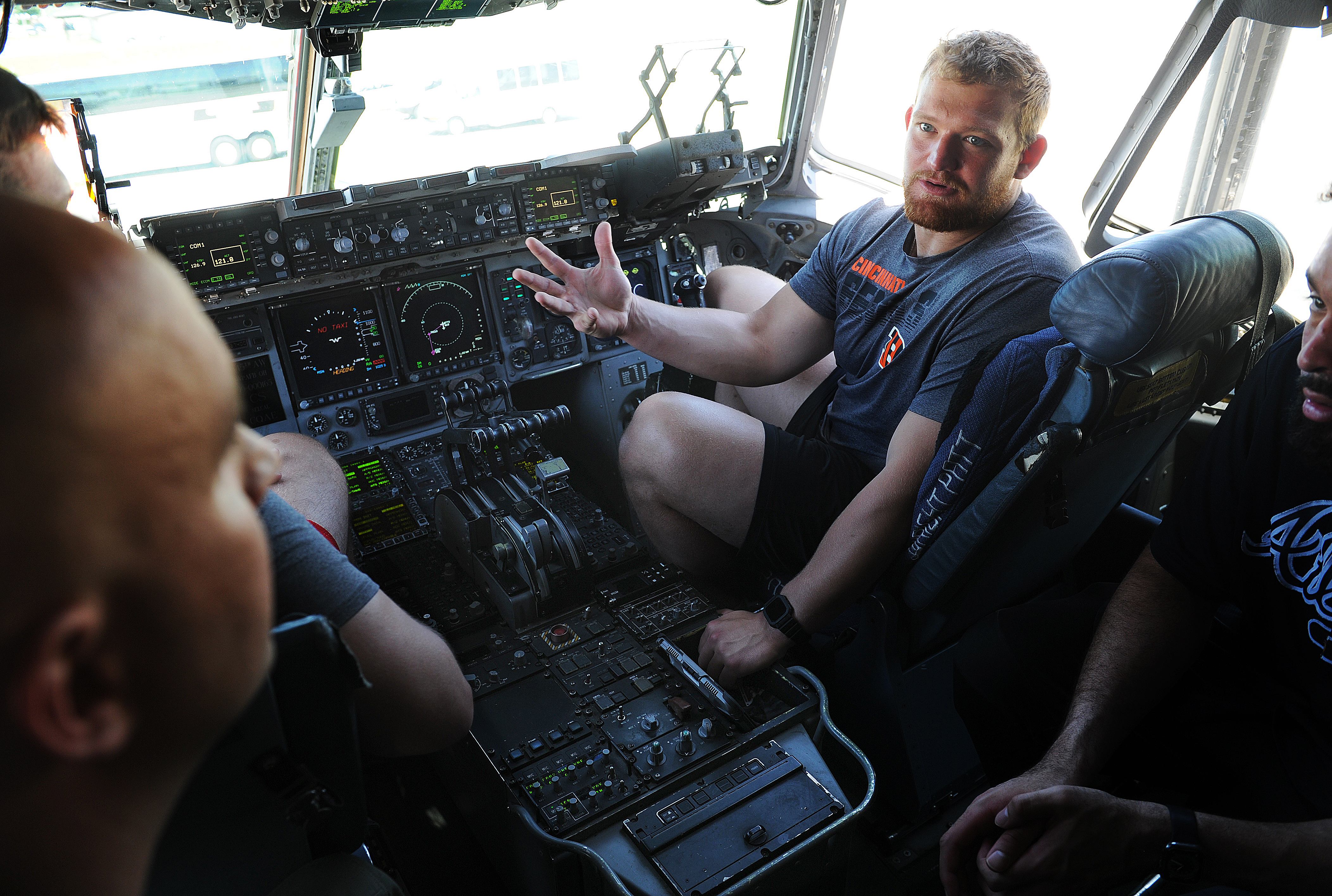 Cincinnati Bengals rookies visit WPAFB > Wright-Patterson AFB