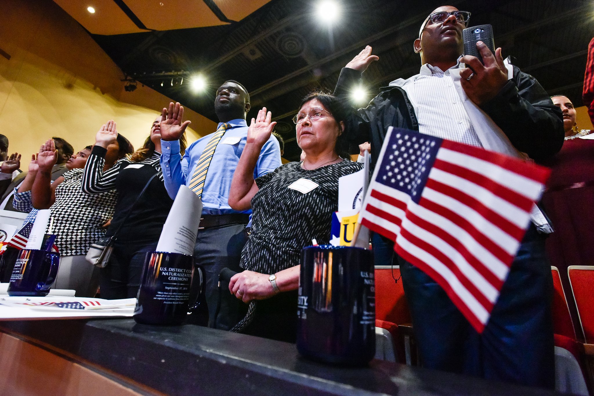 51 new Americans take the oath of citizenship at Jaguars game