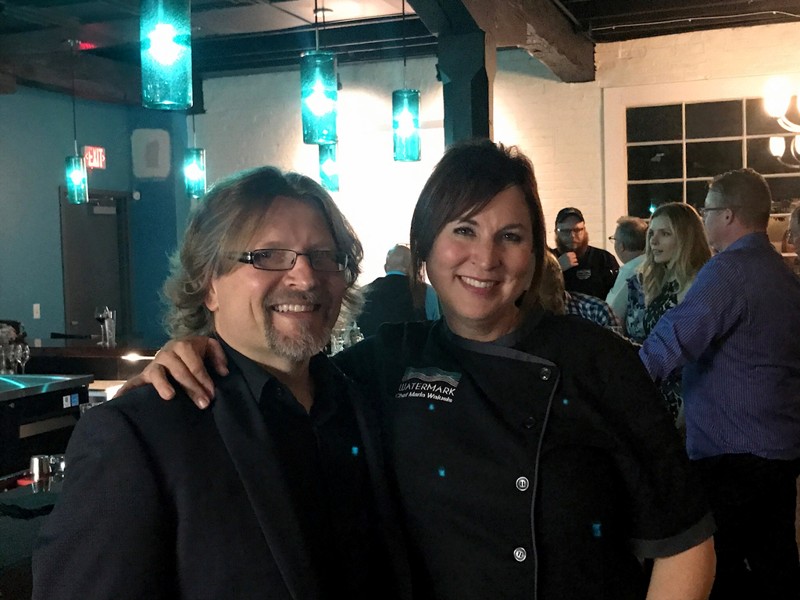Eric and Maria Walusis are preparing to open Watermark restaurant in Miamisburg. AMELIA ROBINSON/STAFF