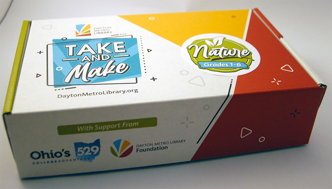 Free Make & Take Kits are available for kids at Dayton Metro