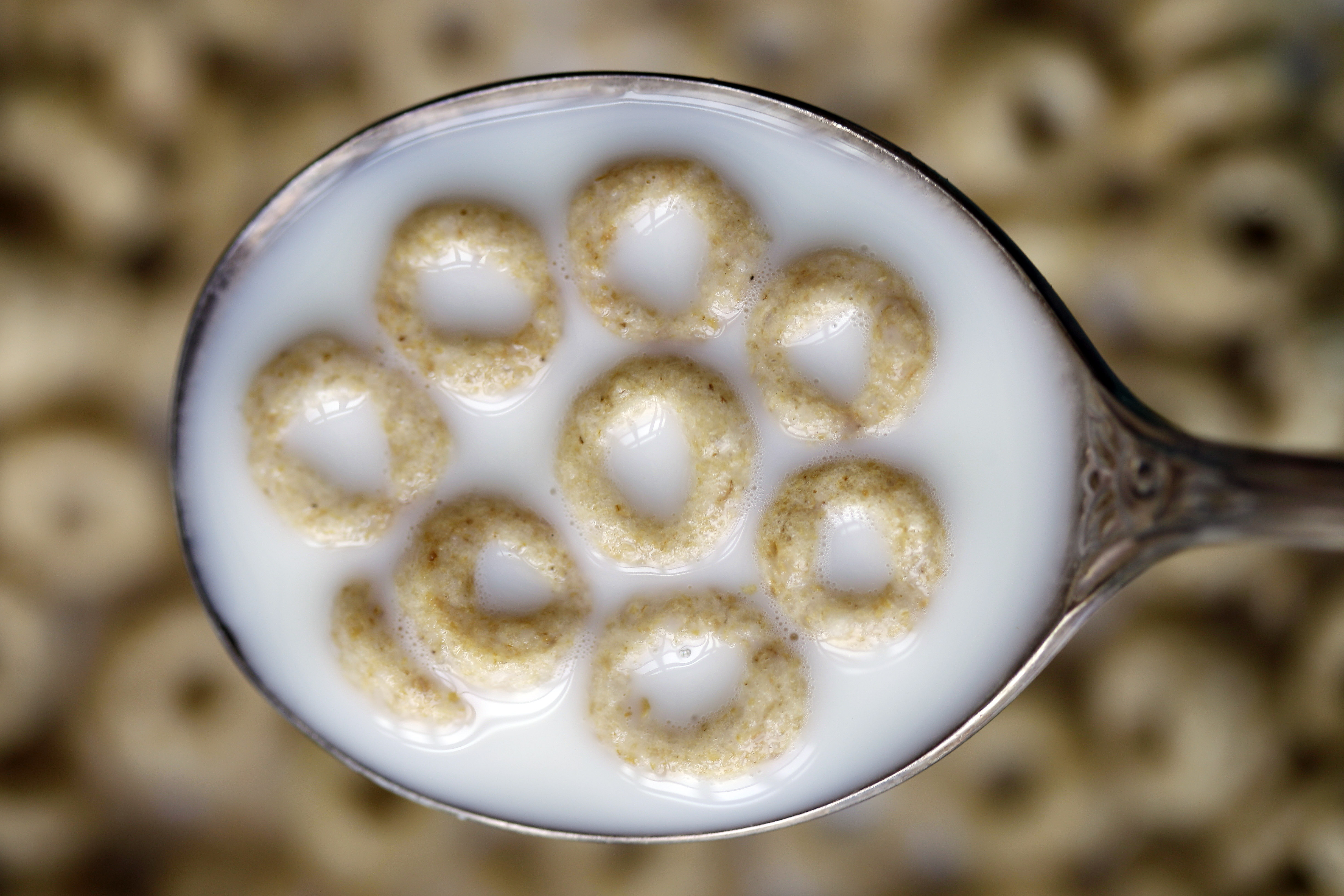 General Mills on Monday said it is recalling 1.8 million boxes of Cheerios and Honey Nut Cheerios produced at a plant in Lodi, Calif., saying the cereal is labeled gluten-free but actually contains wheat. (AP Photo/David Duprey, File)