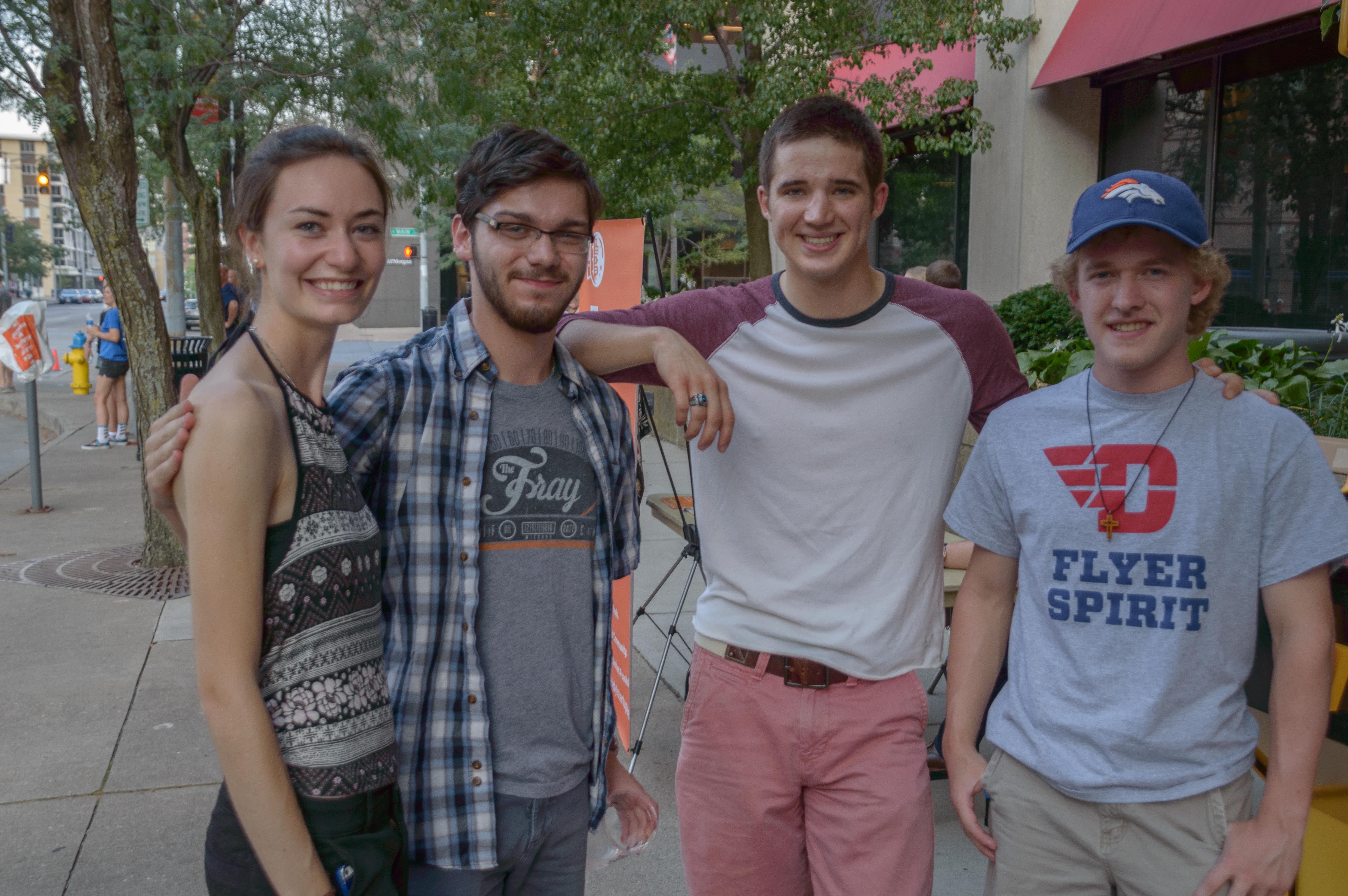 There was never a dull moment during First Friday and Downtown Adventure Night, in downtown Dayton, on Friday, Aug. 5. Among the many activities the event included were food trucks, beer, paddle boarding in the fountain, zip lining, live fitness demonstrations, the Over The Edge Drop Party and more. (TOM GILLIAM/CONTRIBUTED)