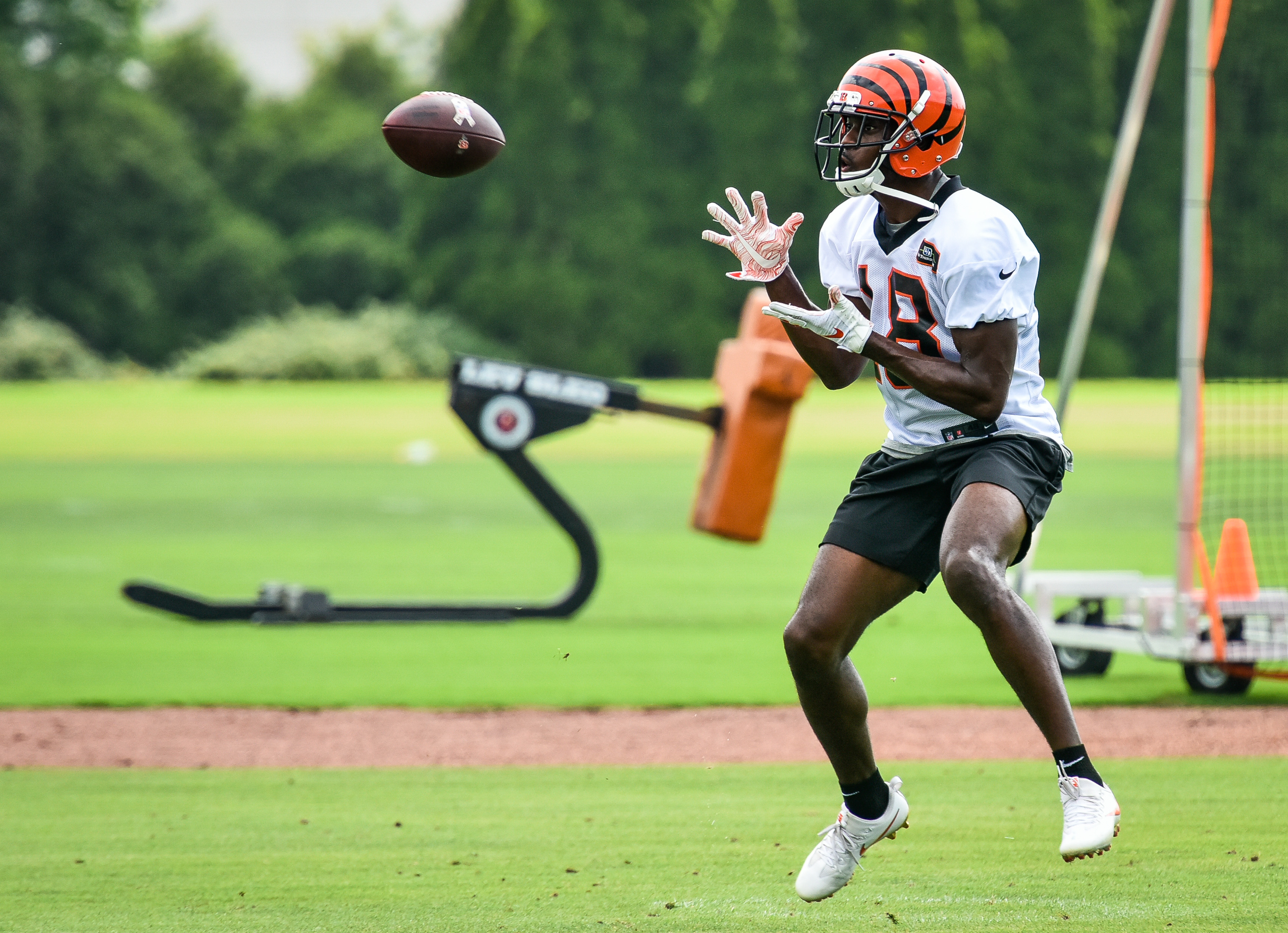 A.J. Green Injures Ankle on Dayton Practice Field Some Felt Was Subpar