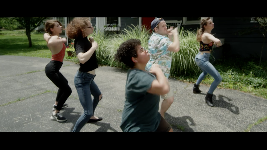 Screen still from Dayton resident Leah Bryd's webseries Hot & Bothered.