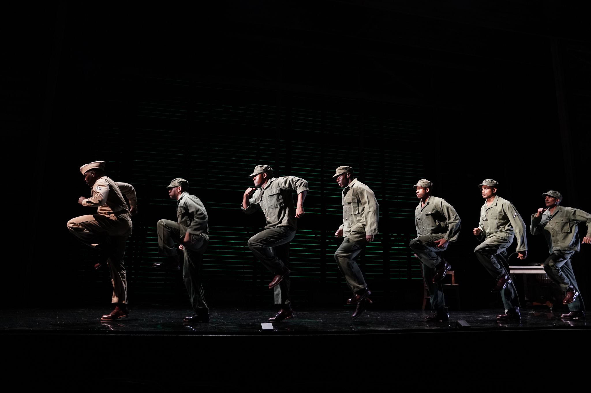 The 2019 Broadway Revival Company of A SOLDIER'S PLAY. Photo (c) Joan Marcus