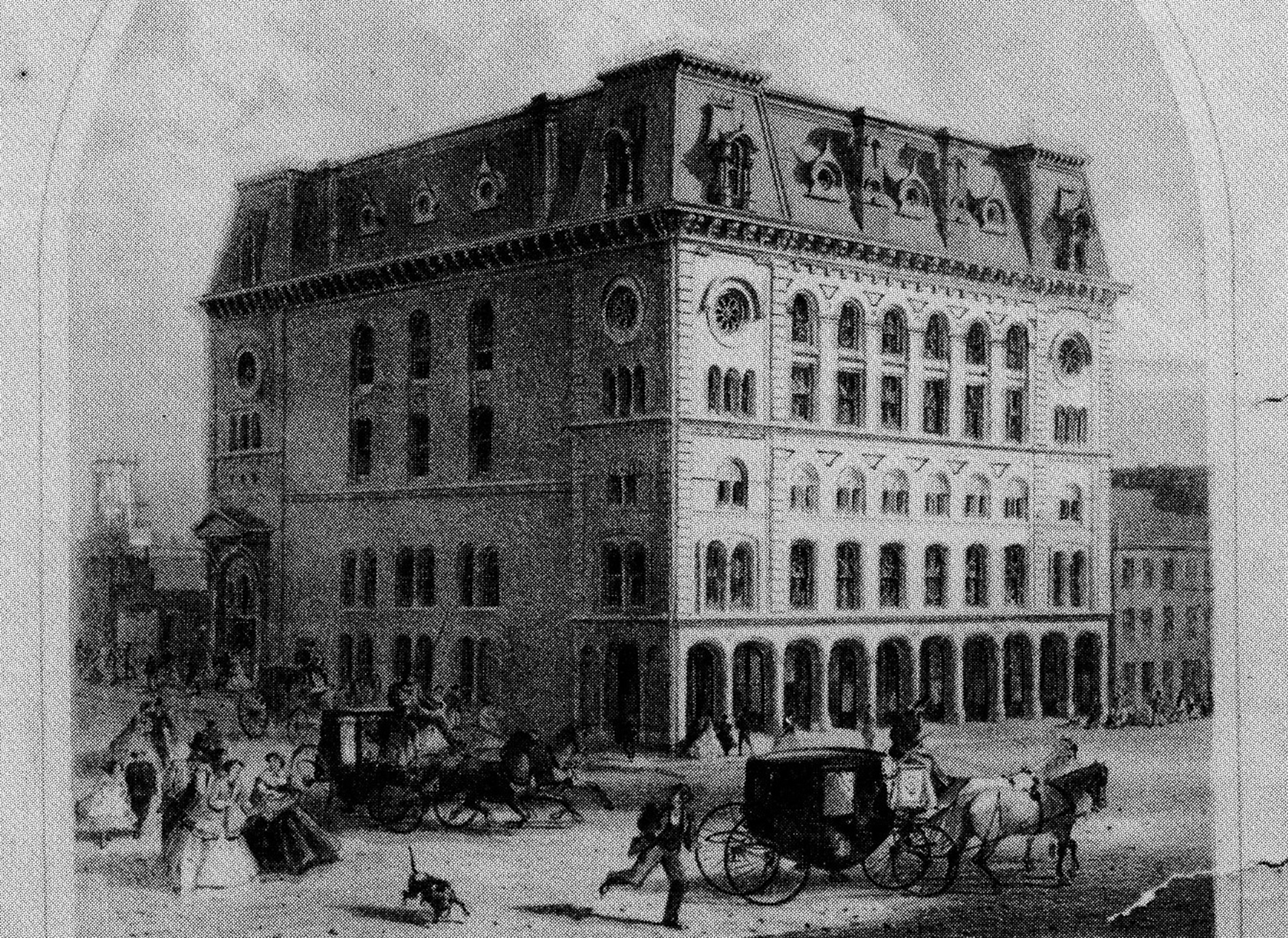 The Turner Opera House opened in 1866. Three years later a fire destroyed the building. PHOTO COURTESY OF THE VICTORIA THEATRE