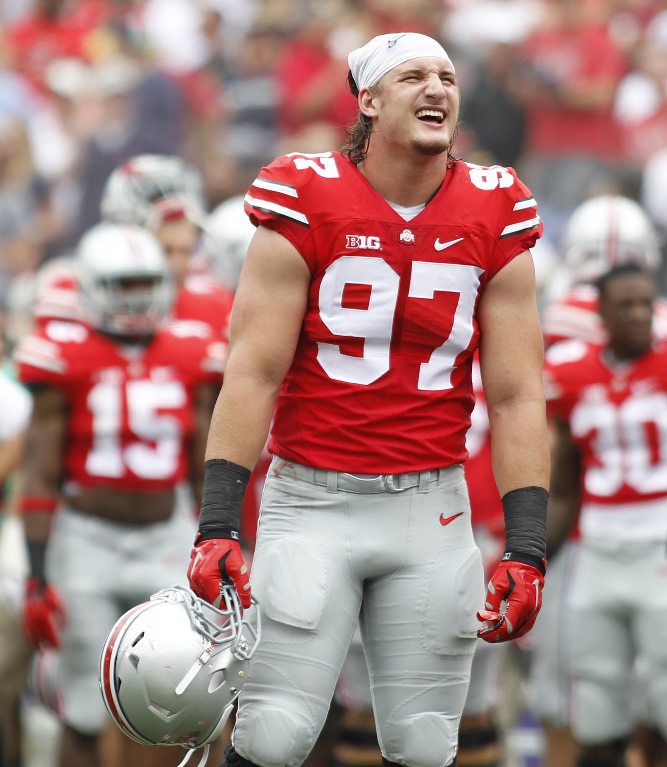 Joey bosa sack hi-res stock photography and images - Alamy