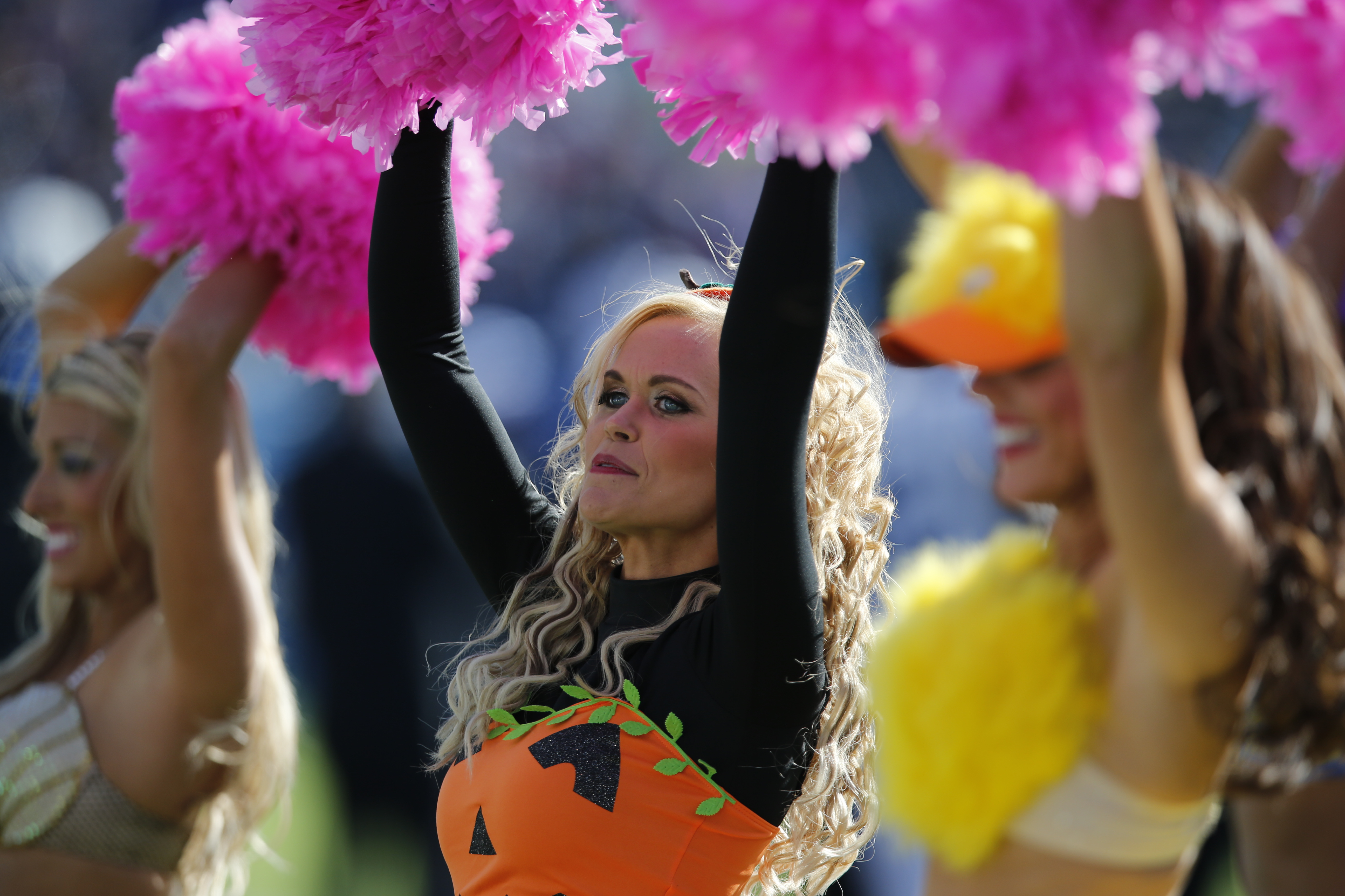 Happy Halloween from your NFL cheerleaders