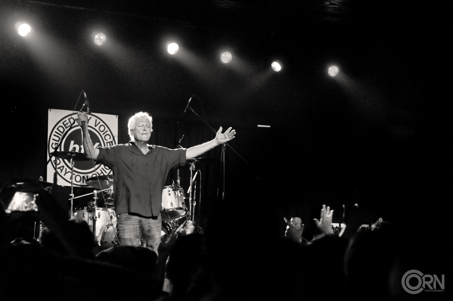 Guided by Voices and its fans donated more than $28,000 to relief efforts for victims of the Aug. 4 mass shooting in the Oregon District and the 15 Memorial Day tornadoes. The funds were raised in conjunction with Heedfest, a gathering of about 400 Guided by Voices fans in Dayton. The band's front man Robert Pollard is pictured on stage of Heedfest 2019.