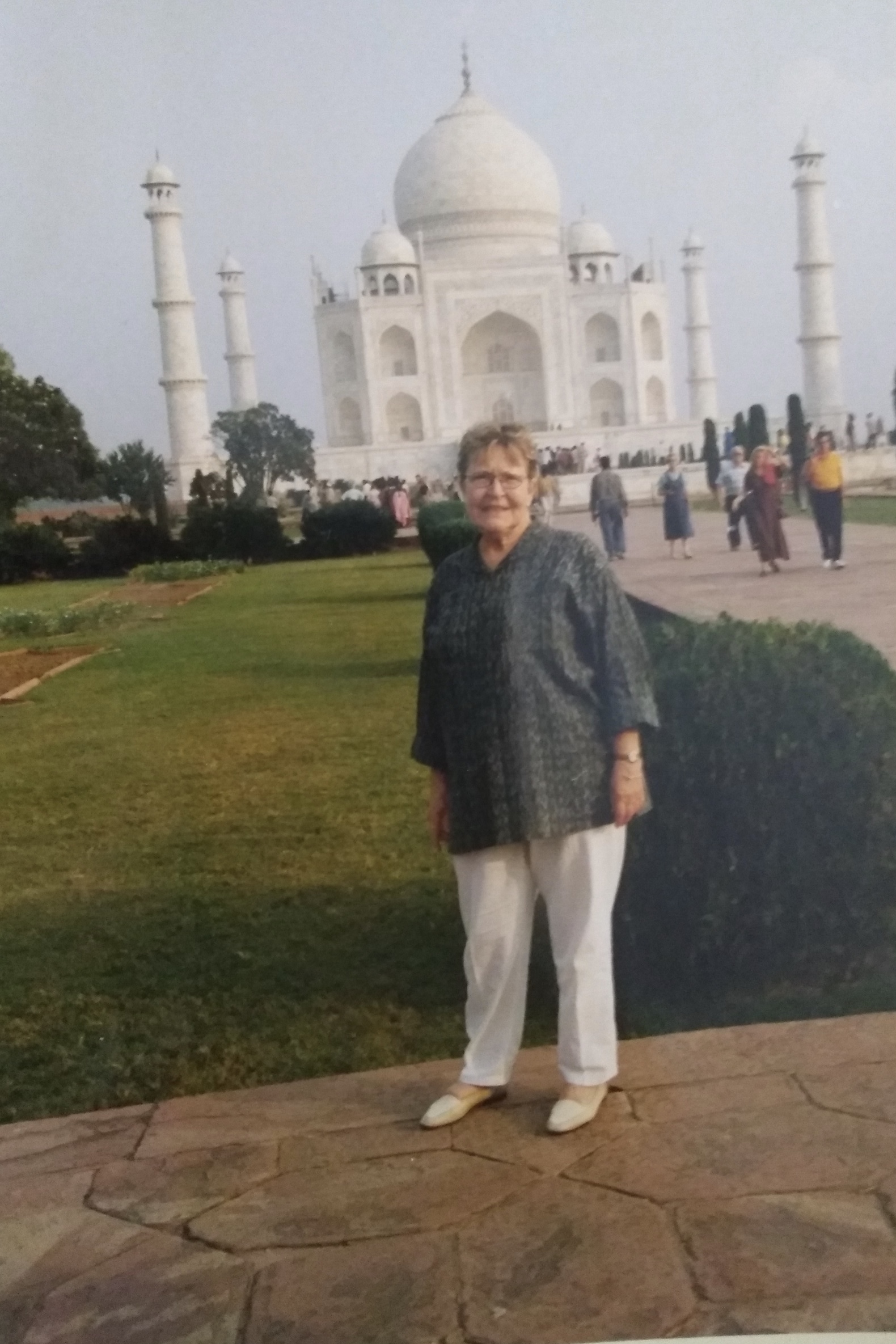 Trolley Stop founder Elizabeth Jo Thielen died Monday, Dec. 17. She is pictured at the Taj Mahal in the mid-90s.