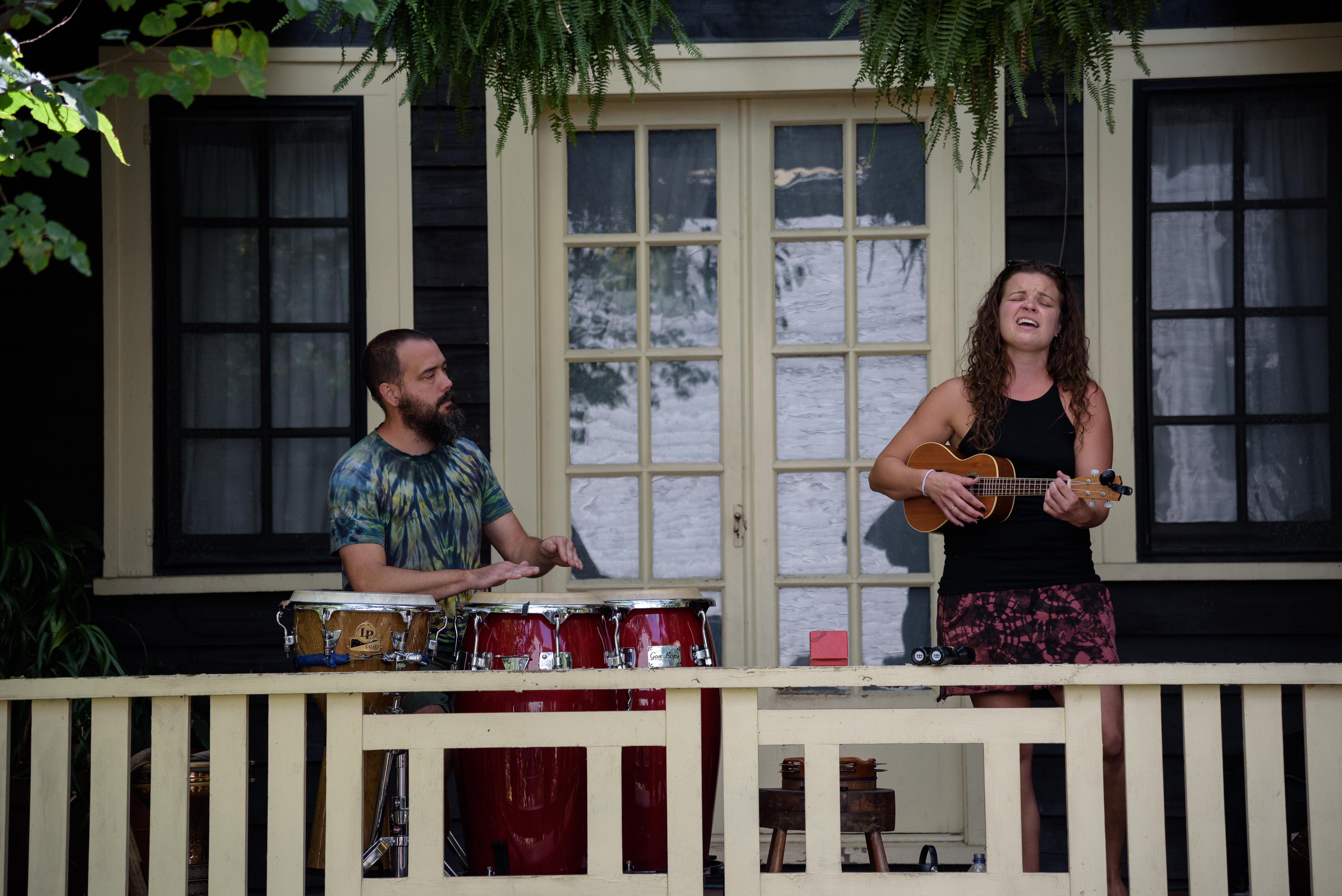 Dayton Porchfest celebrates Dayton’s rich and diverse music scene, with more than 50 local musicians and bands covering funk, blues, indie rock, jazz, classical, country, and bluegrass. The free event, presented by The Collaboratory, takes place in the family-friend environment of St. Anne's Hill historic neighborhood. TOM GILLIAM / CONTRIBUTING PHOTOGRAPHER