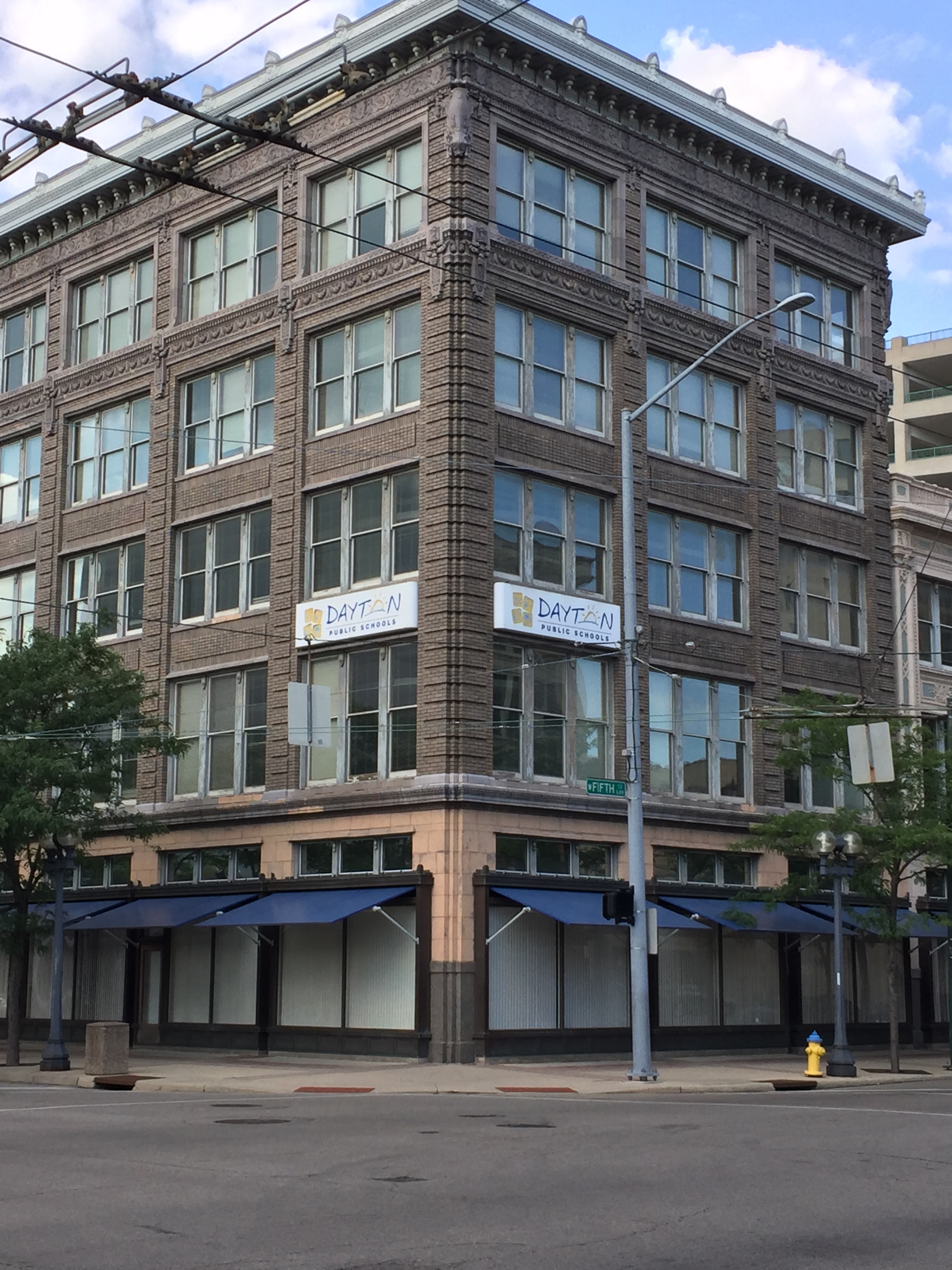 On and off over two year, George Drake Jr. lead a team that includes his wife, Ruth Reveal, and a farmer named Jessi Sievers on a quest to piece together the real-life story behind a letter found under an Oakwood bathtub. The result if the podcast Fifth and Ludlow. The corner of Fifth and Ludlow is pictured.