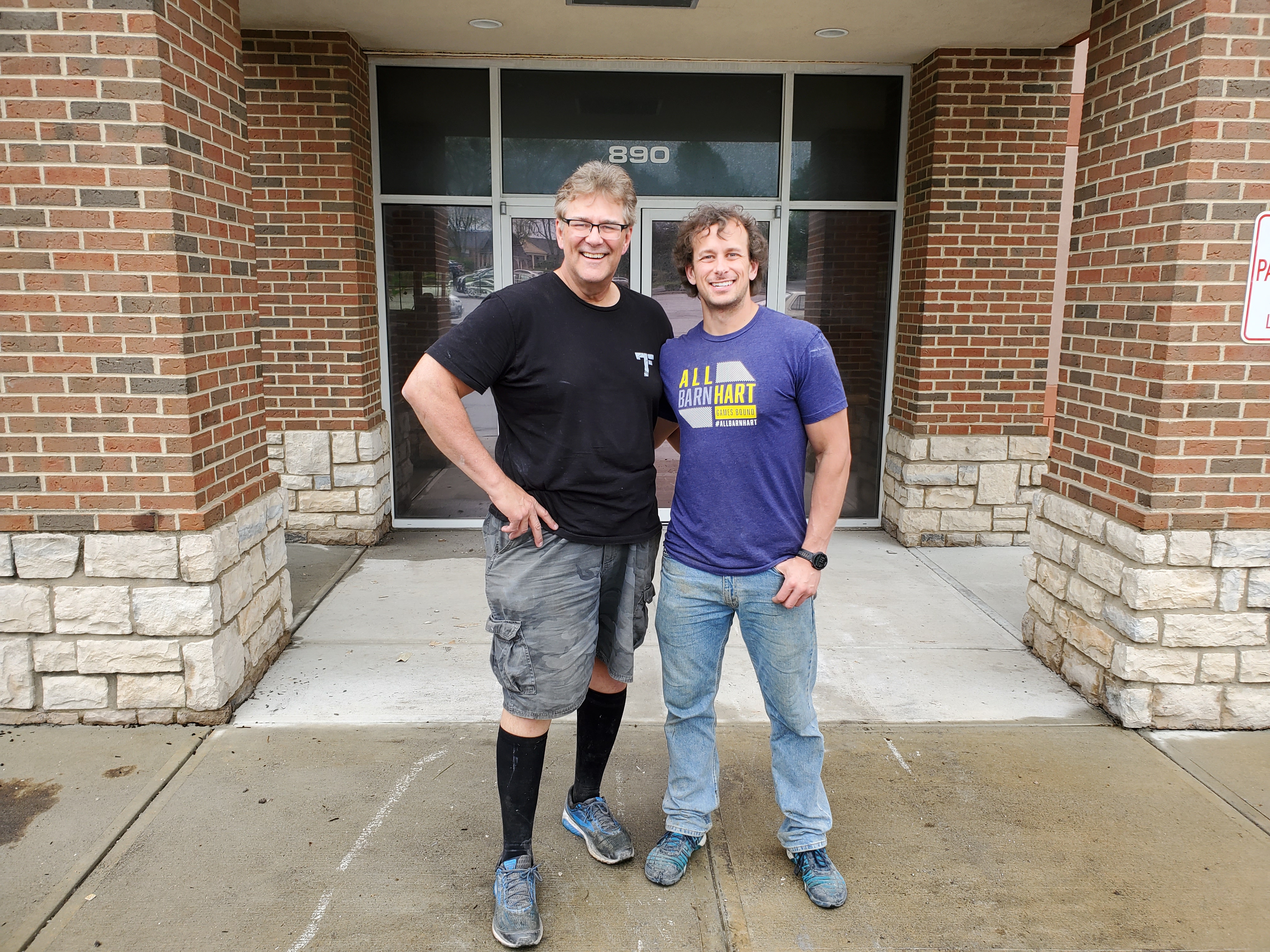 Kent Loose, left, and his son John are co-founders of what will soon be Loose Ends Brewing Co. in south Centerville.