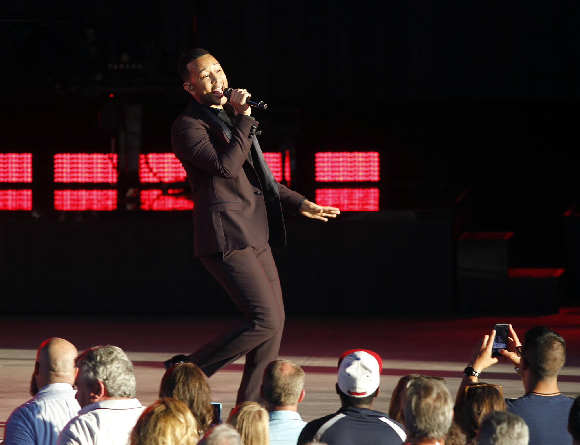 John Legend performs at the Rose Music Center in June. TY GREENLEES/STAFF