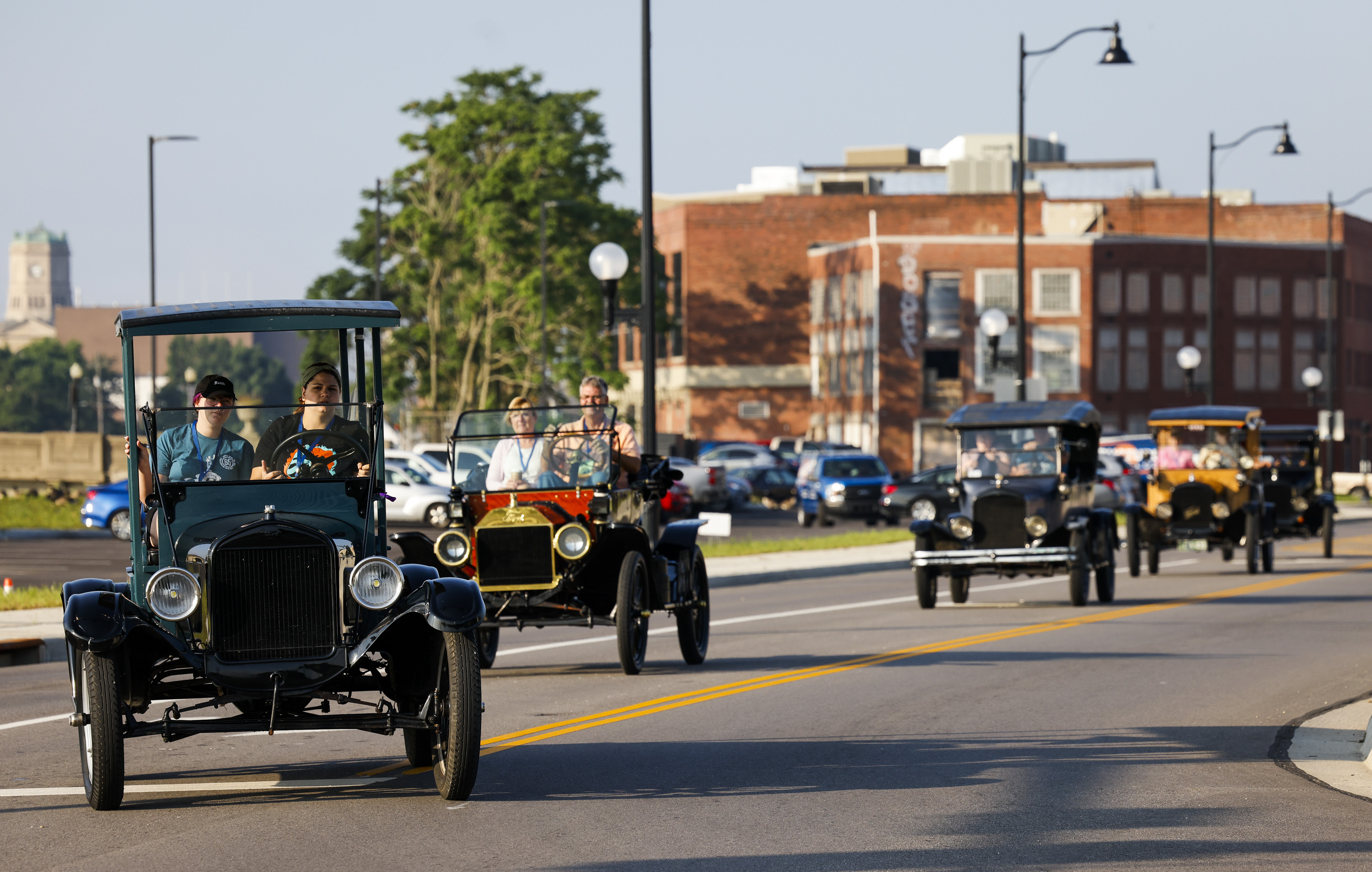 Over 200 Model T Ford vehicles gathered at Spooky Nook Sports Champion Mill in Hamilton for The Model T Ford Club International 65th Annual Tour July 17-22. NICK GRAHAM/STAFF