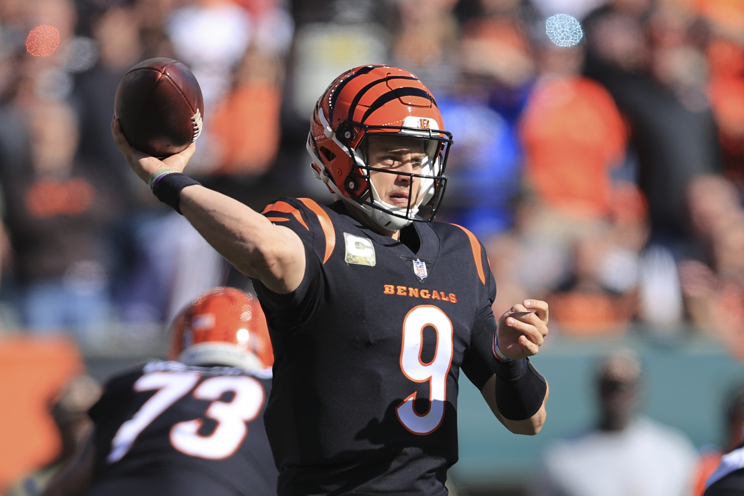 Bengals quarterback Joe Burrow has been throwing and is on track for the  2021 season