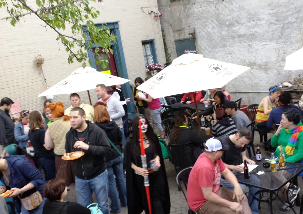 Trolley Stop's outstanding patio (via Trolley Stop)