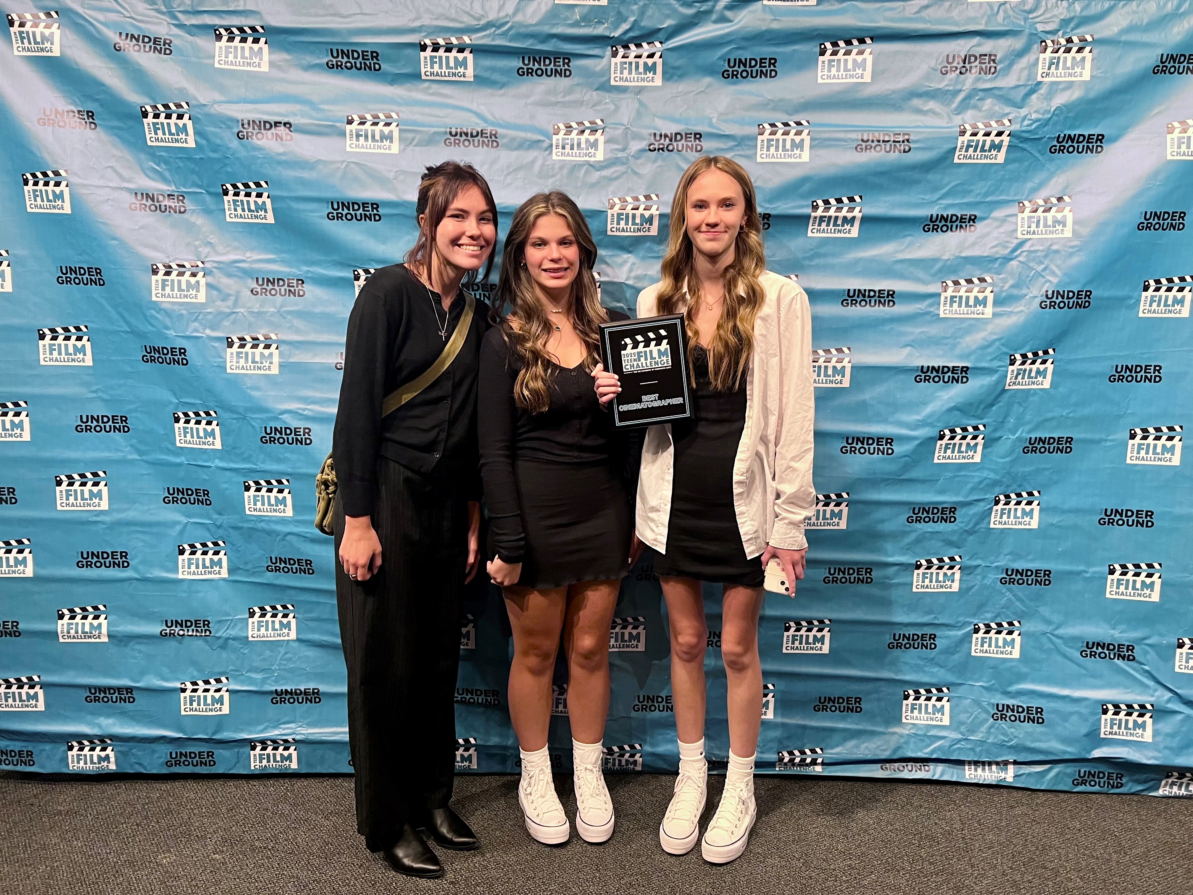 Area teen girls win top video award for making human trafficking film