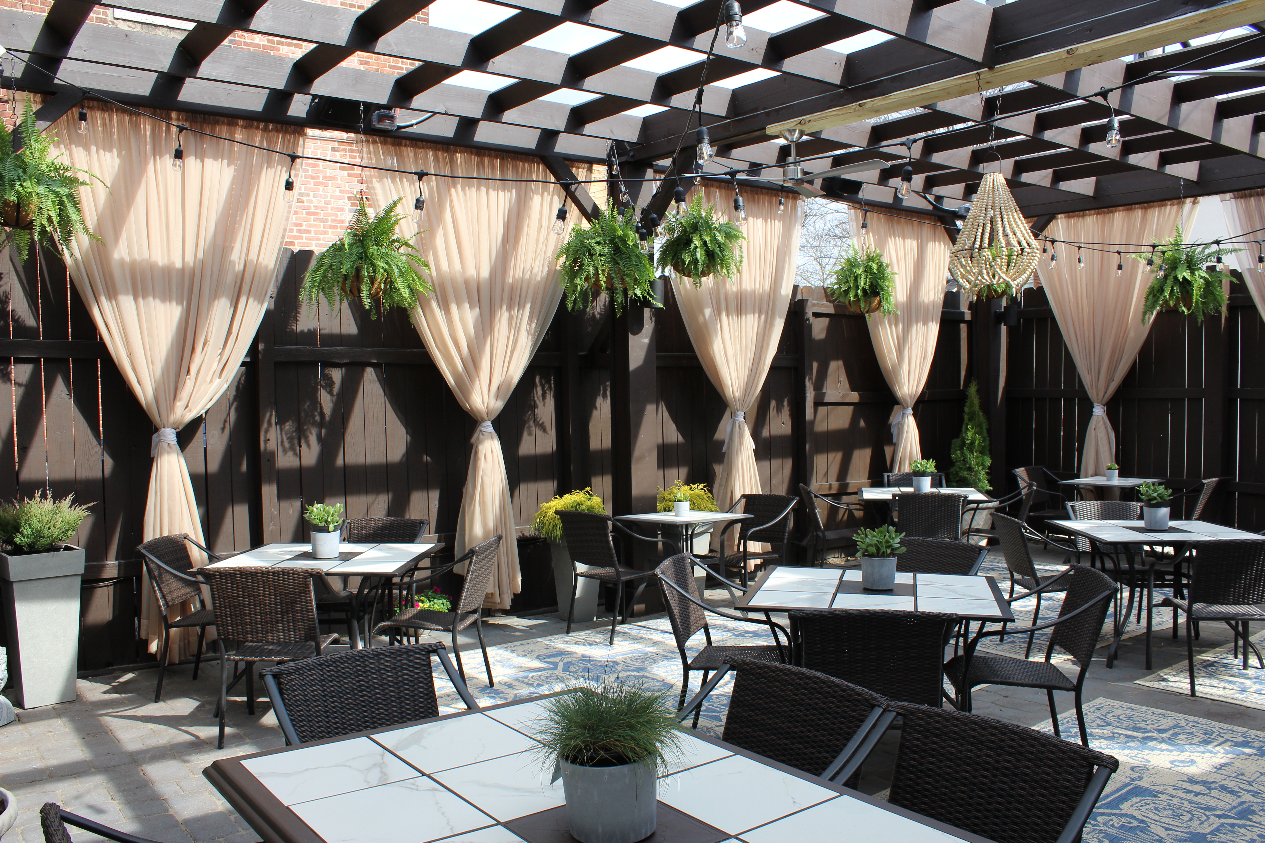 Salar Restaurant and Lounge, 400 E. Fifth St., will celebrate patio season by opening the renovated back patio space Saturday, April 13, 2019. The new back patio is pictured.