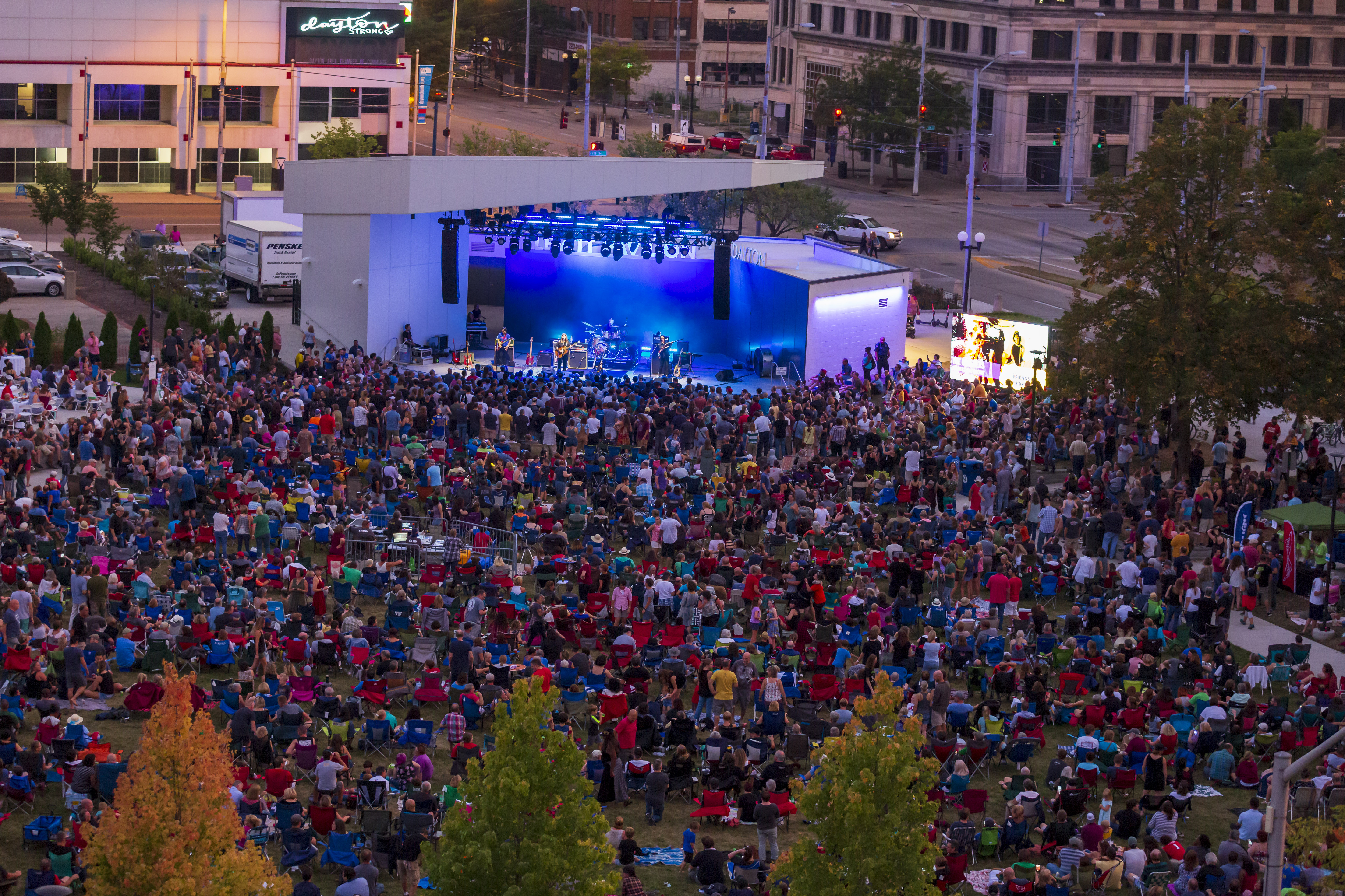 The Breeders performed at the Levitt Pavilion in downtown Dayton in 2019.