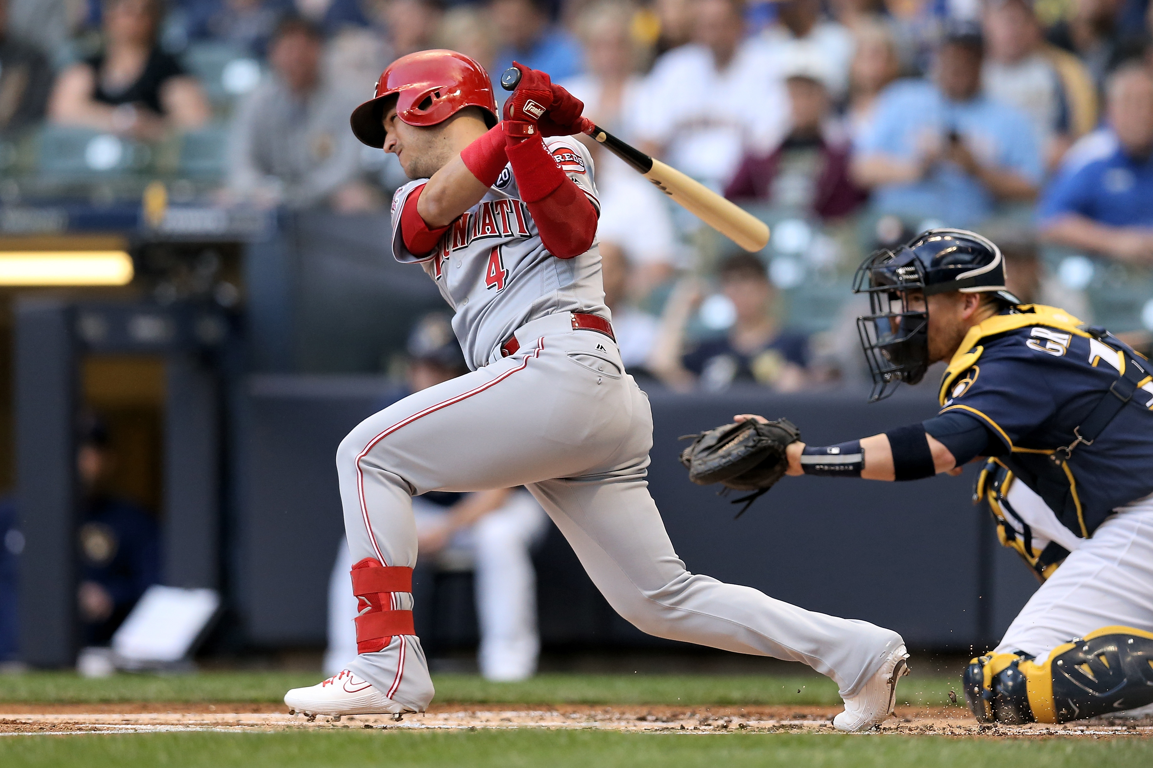 Reds 3, Brewers 0  Yaisel Puig homers again, but Reds lose