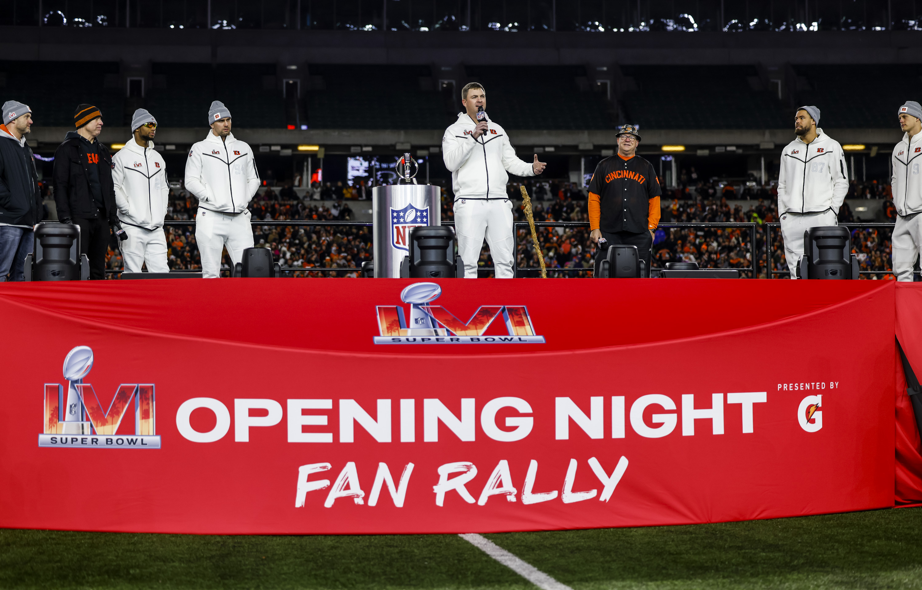 ESPN's Super Bowl Opening Night show lacks Bengals Fan Rally coverage