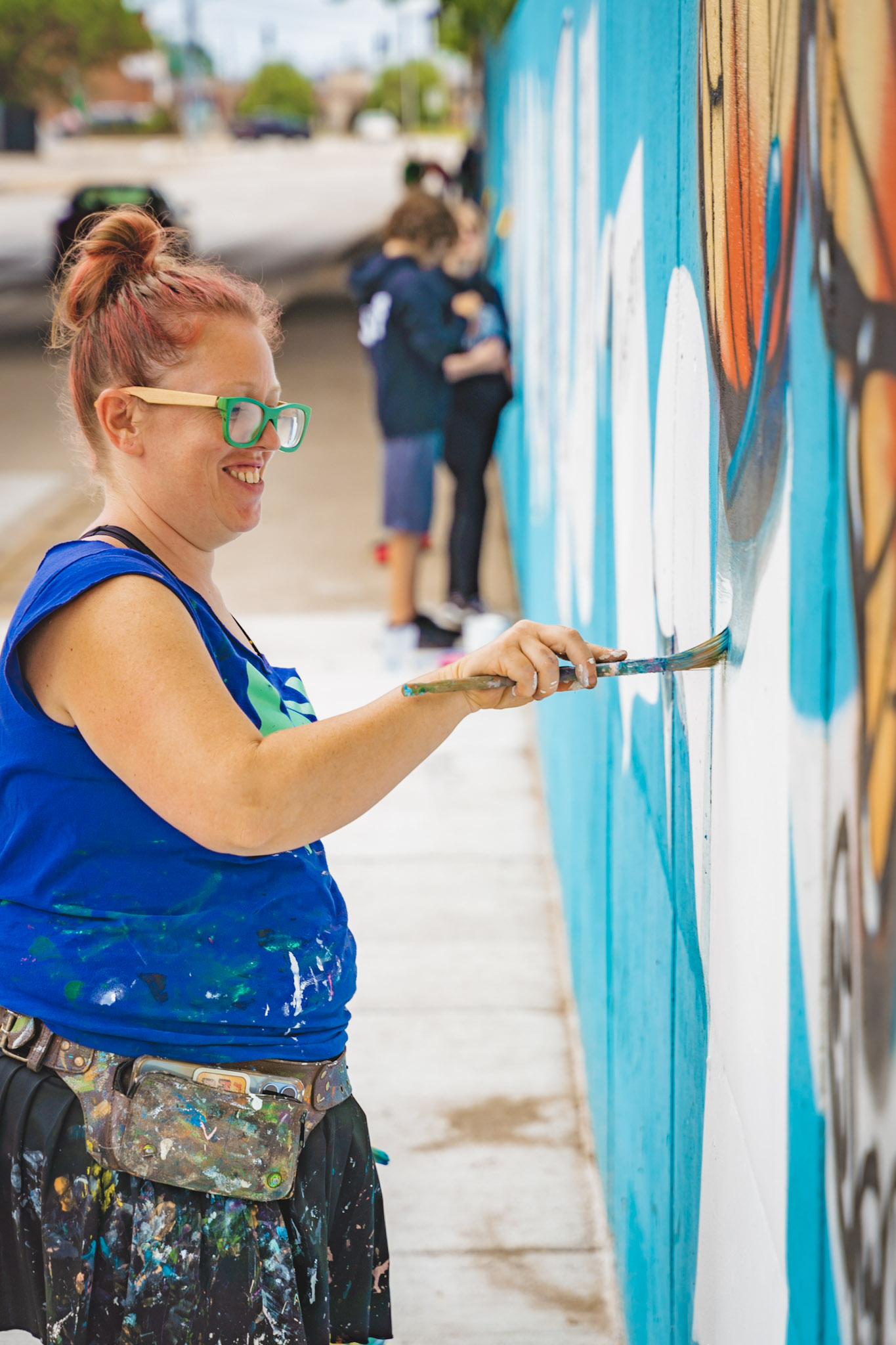 Tiffany Clark of the Mural Machine. CONTRIBUTED