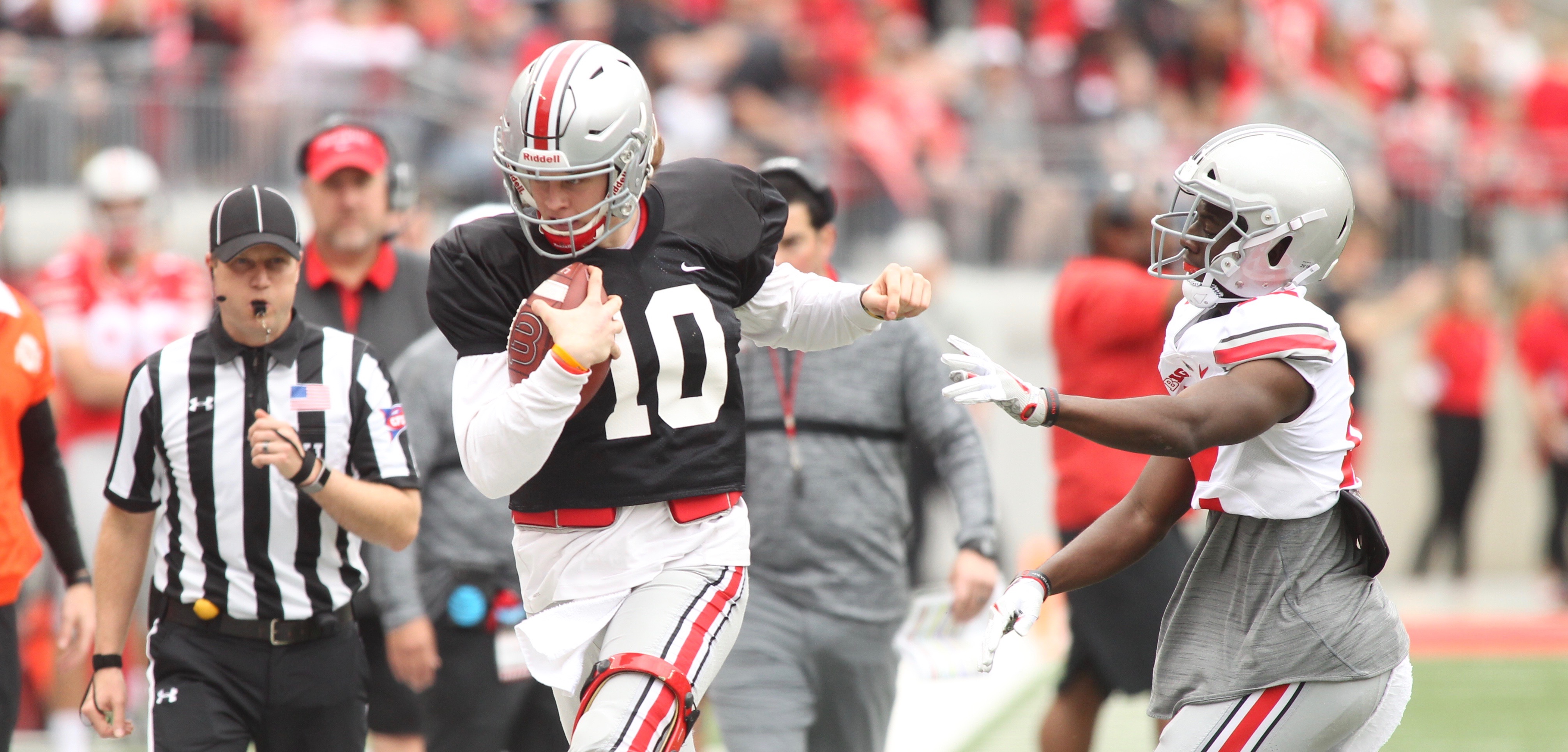 Revisiting Ohio State's 2018 Spring Game, where Joe Burrow, Dwayne Haskins  and Tate Martell shared the spotlight 