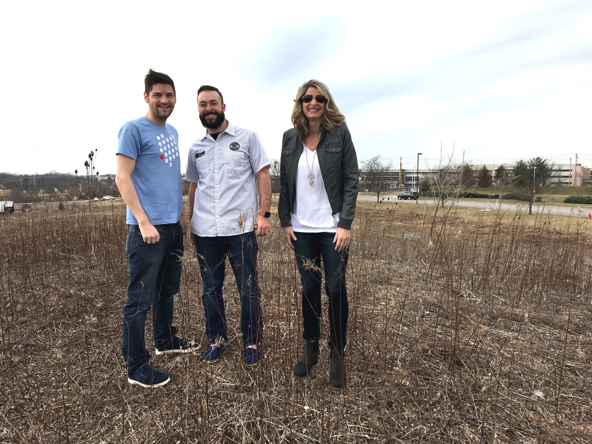 Daniel Schmerr, Justin Neff and Jennifer Meissner plan to open Sonder Brewing on Duke Boulevard in Deerfield Twp. later this year.