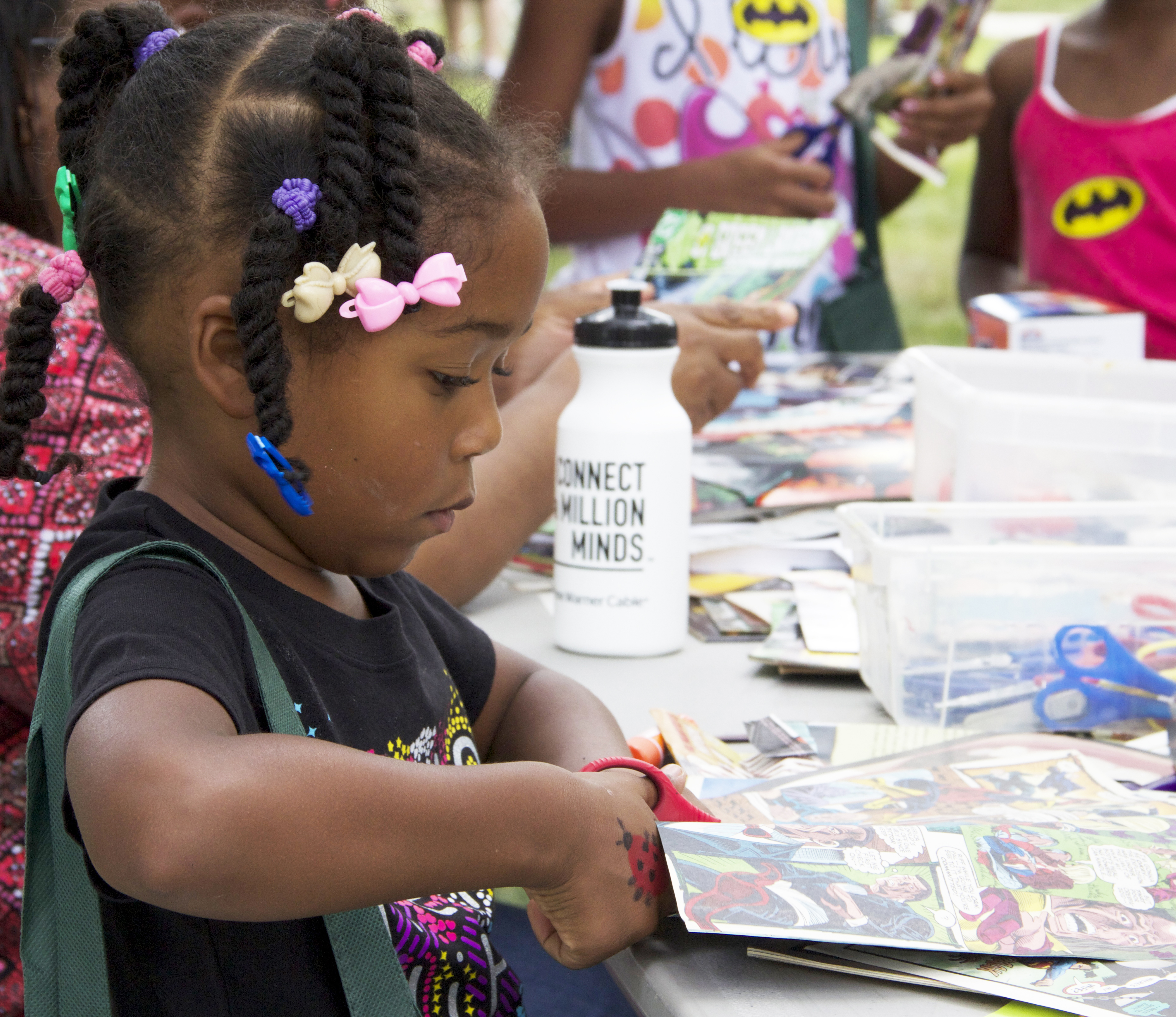 Party in the Park, an annual family celebration hosted by the Dayton Metro Library.