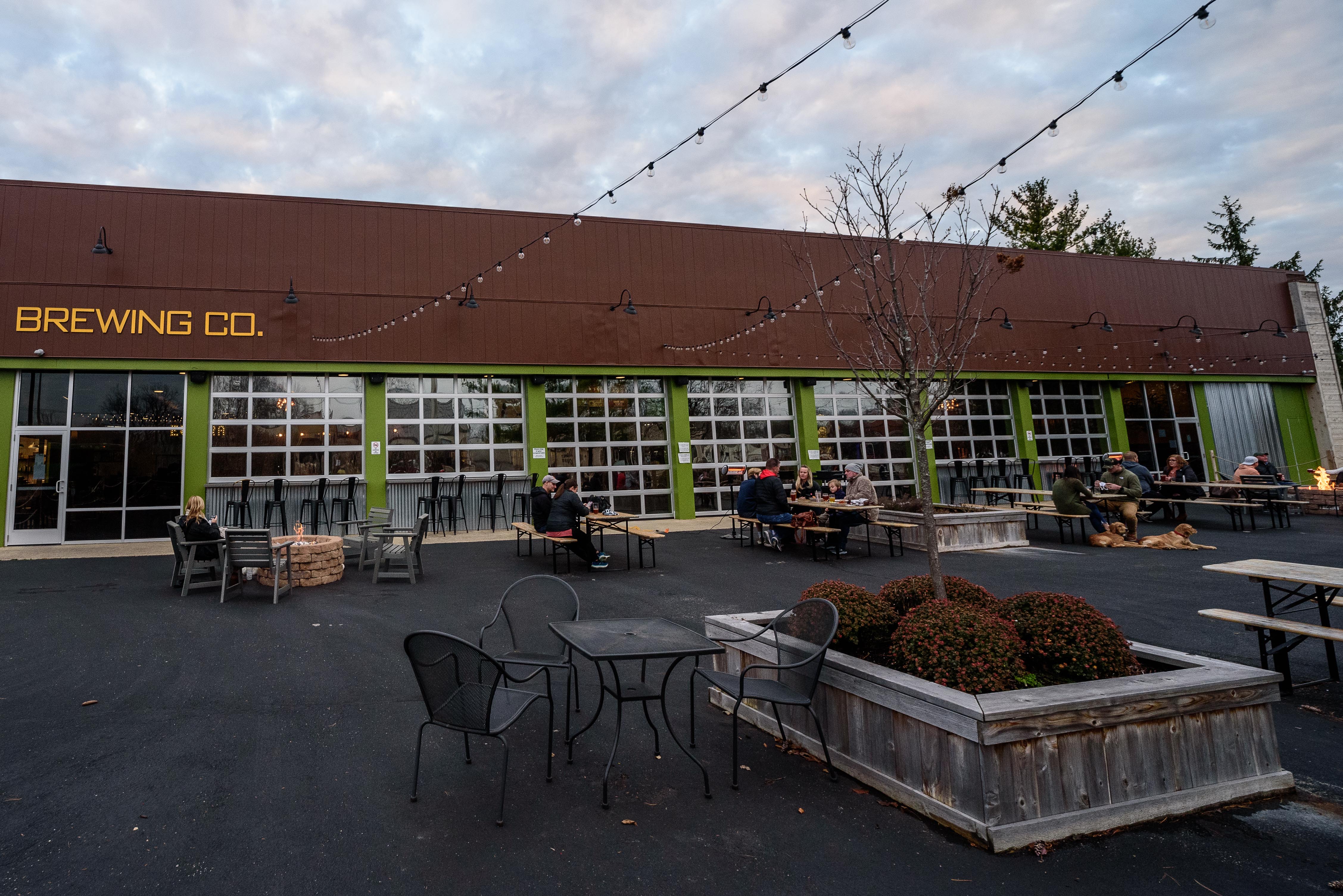 There's plenty of room to spread out at Eudora Brewing Company's patio space in Kettering TOM GILLIAM/CONTRIBUTING PHOTOGRAPHER