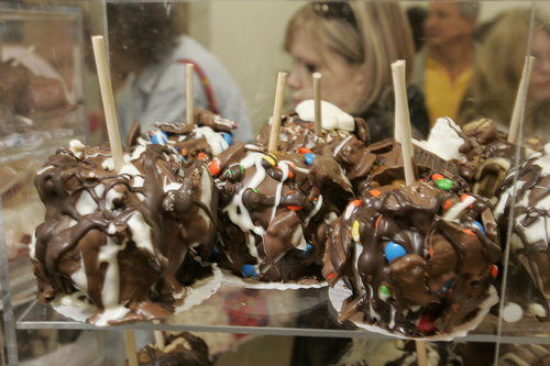 Chocolate lovers flocked to the Montgomery County Fair grounds Sunday September 27 for the Annual Chocolate festival. Special guest appearance by Willy Wonka. Jim Noelker/Dayton Daily News
