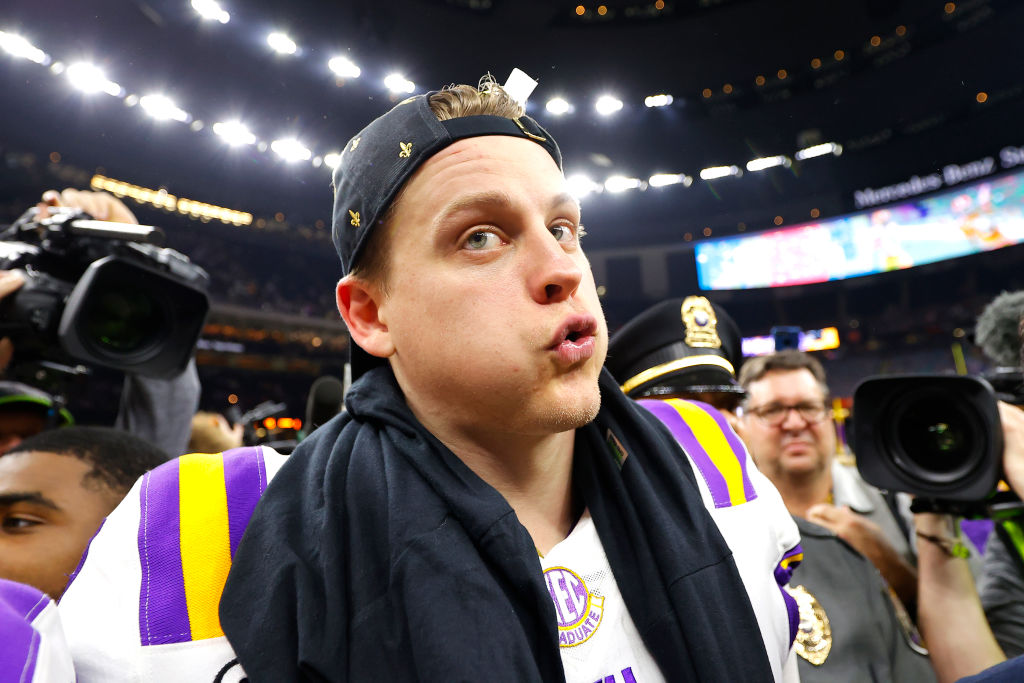 VIDEO: Joe Burrow celebrates LSU's National Championship victory