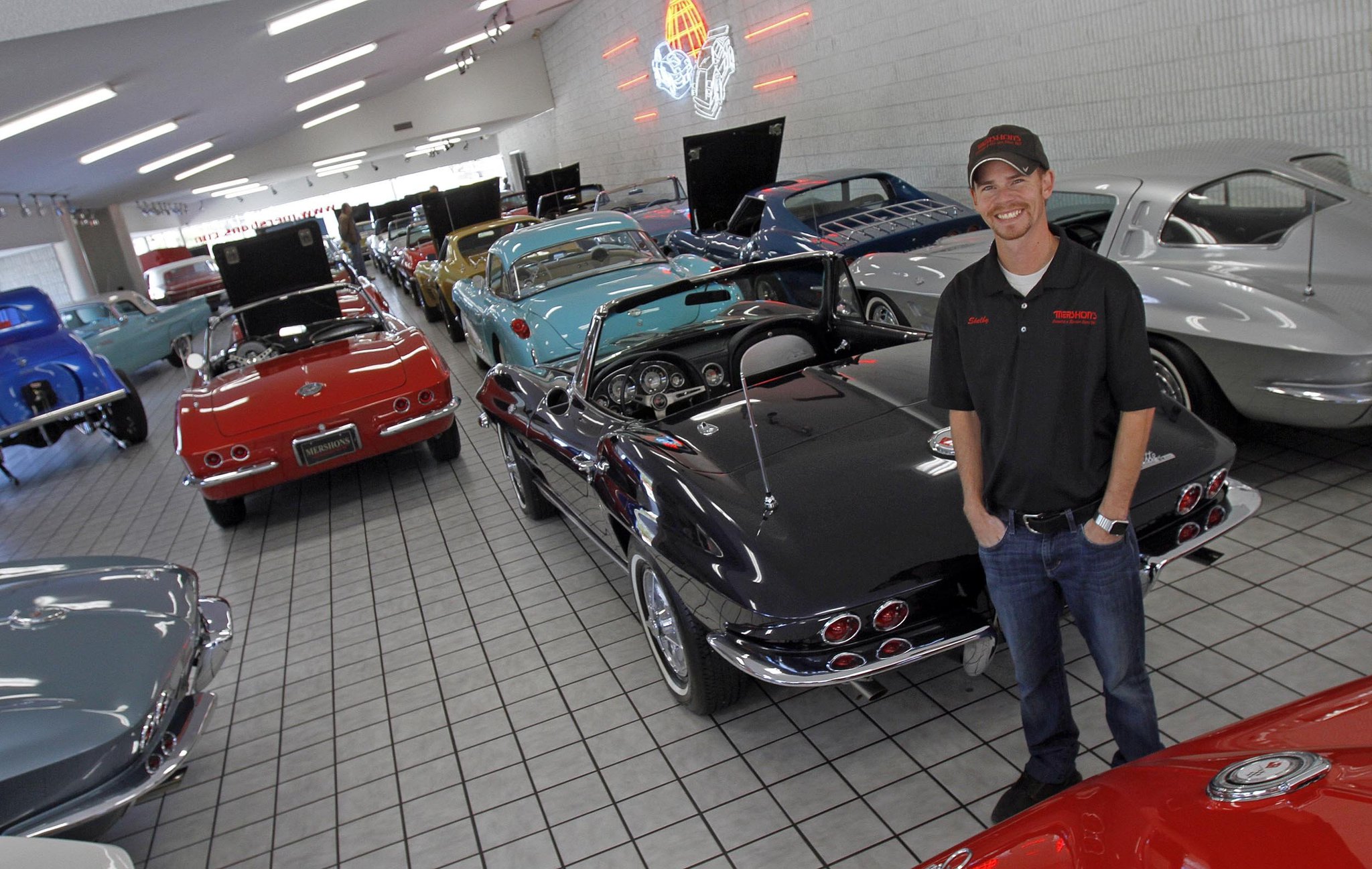 Mershon s World of Cars specializes in Vettes on site prep