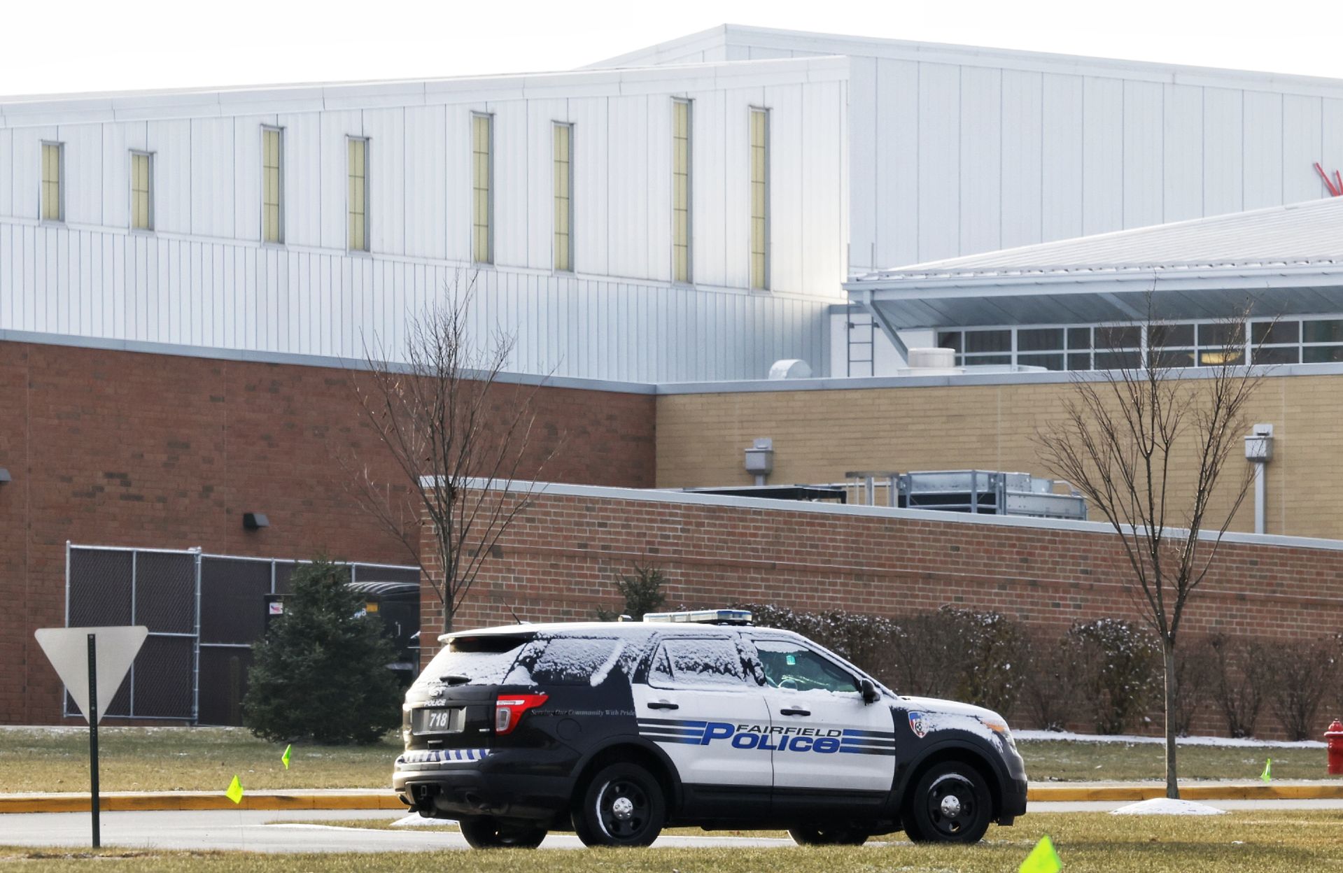The social media threat of violence made earlier this week against Fairfield Schools originated from outside of Ohio, say Fairfield City Police. The threat did not disrupt class schedules this week but prompted the school district to increase its security measures. Fairfield Police say they are continuing their investigation. (Photo By Nick Graham\Journal-News)