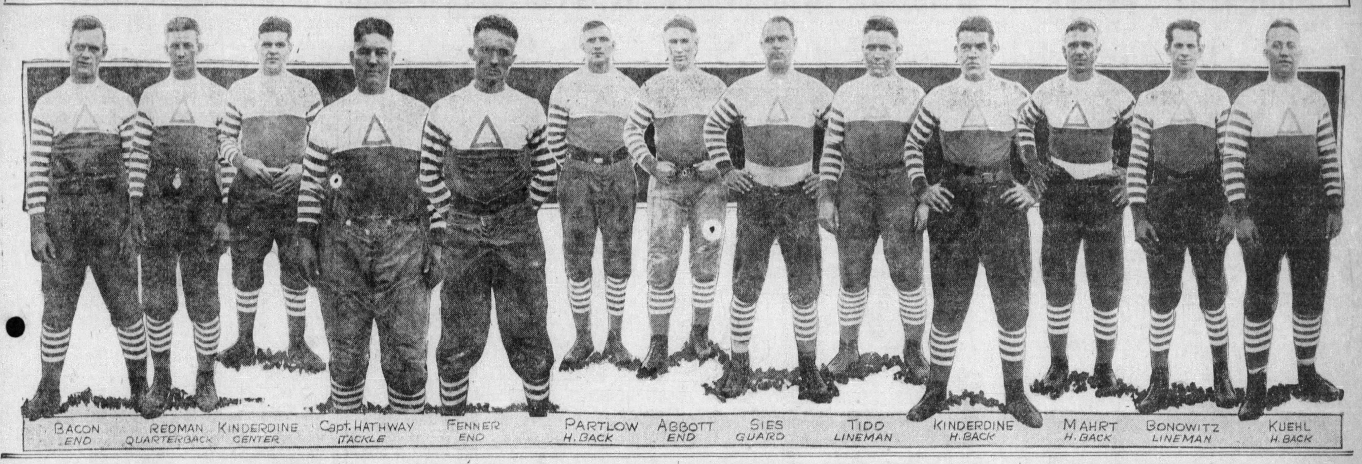 NFL's first game played in Dayton, Ohio