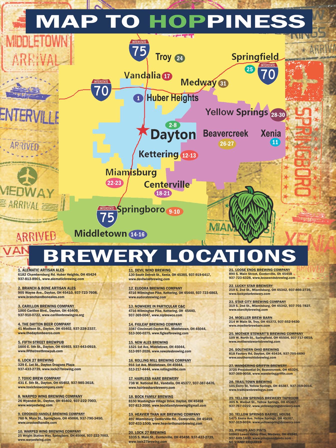 2022 Dayton Ale Trail passports now available