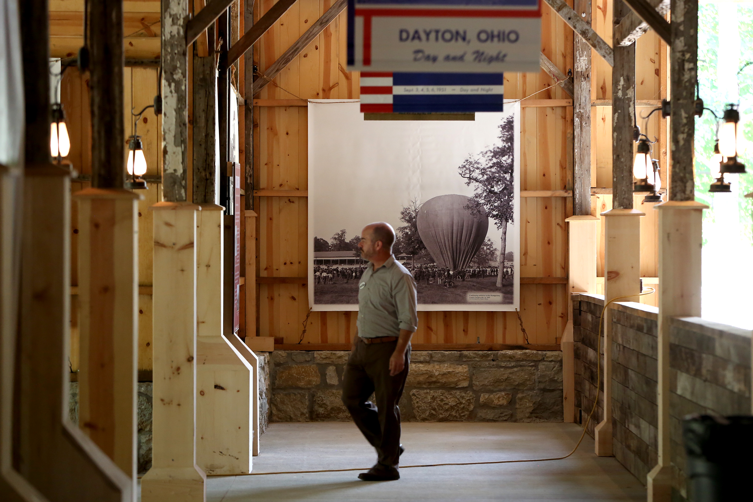 The historic Montgomery County Fairground Horse Barn No. 17 will tell the stories of the Montgomery County Fairgrounds and the historic events that occurred there. LISA POWELL / STAFF