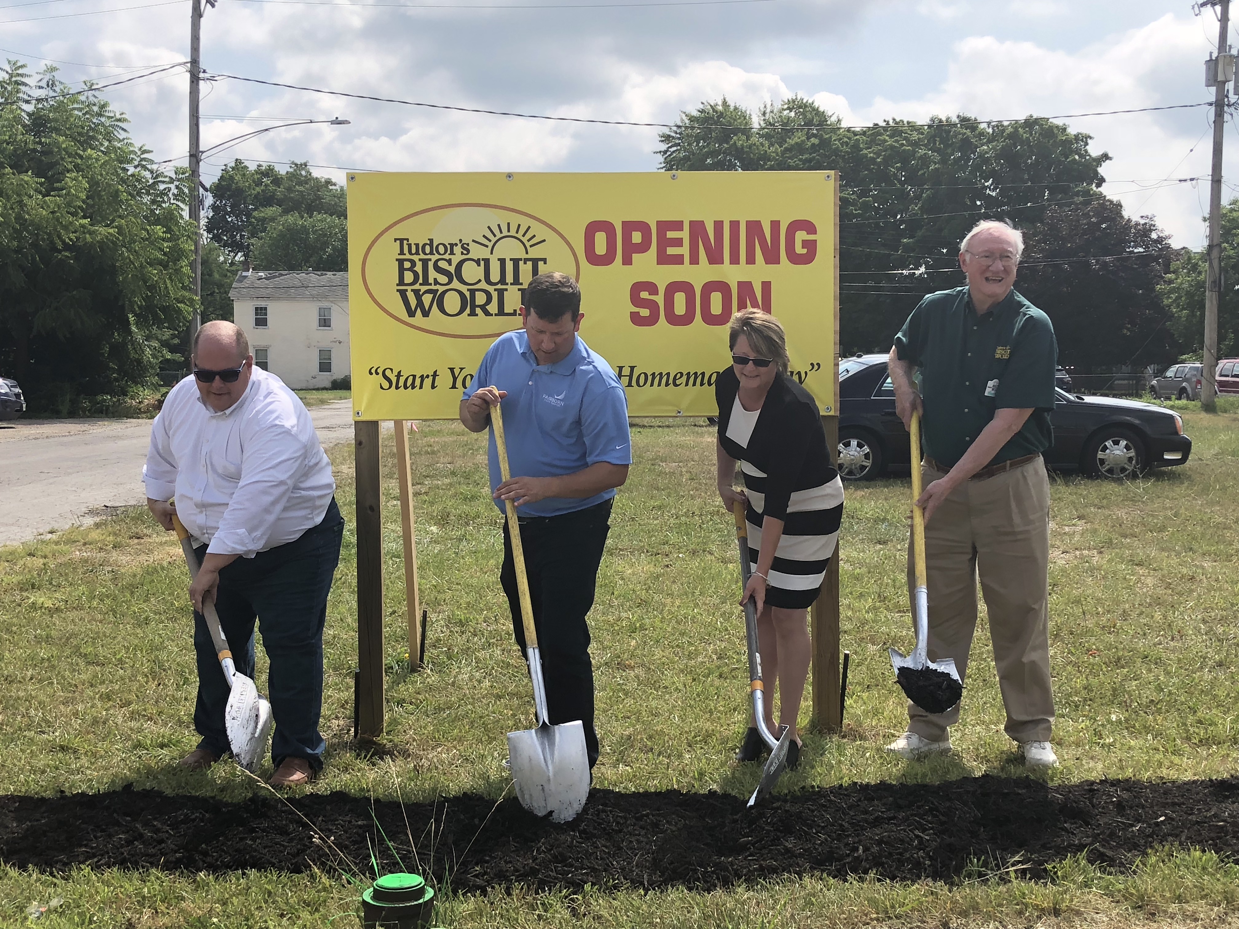 Tudor’s broke ground today on its new Fairborn restaurant expected to open in 16 weeks.