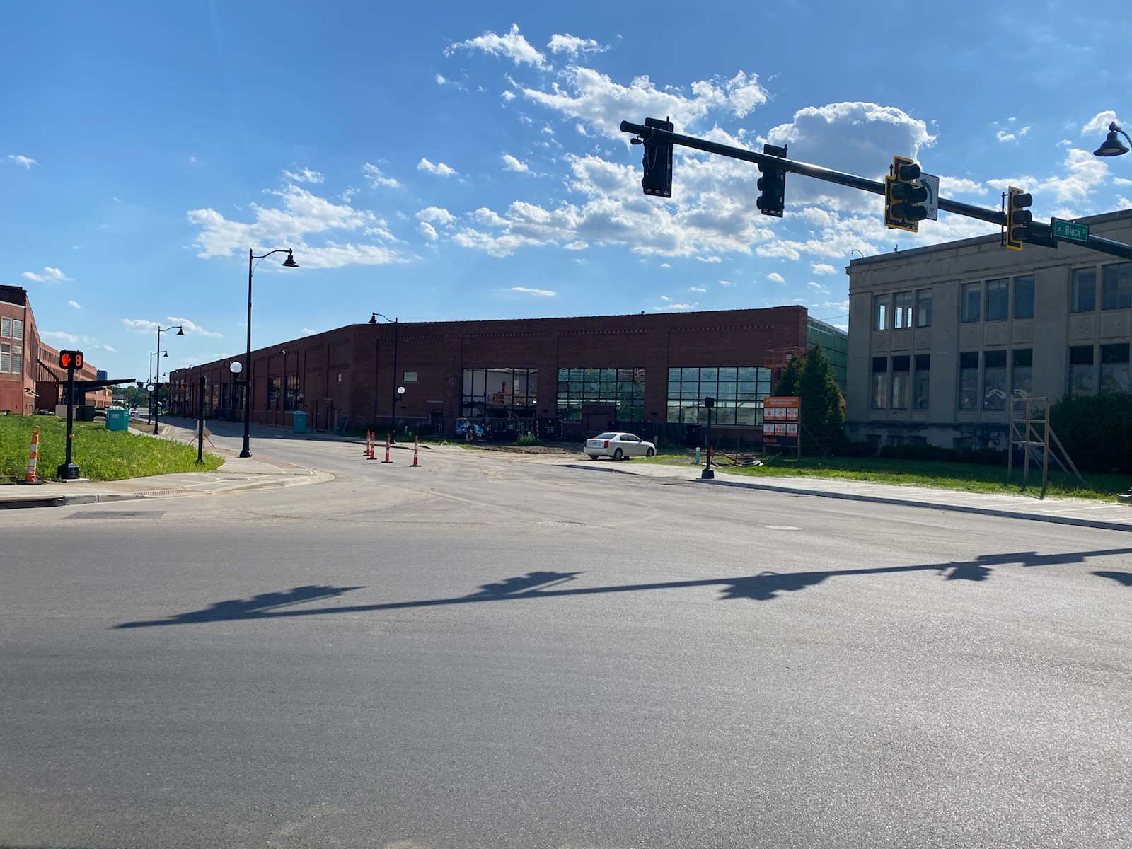 Hamilton's North B Street, which had been closed to through traffic from Park Avenue to Black Street for two years, reopened on Friday, June 3, 2022. PROVIDED PHOTO/STEVE COLWELL