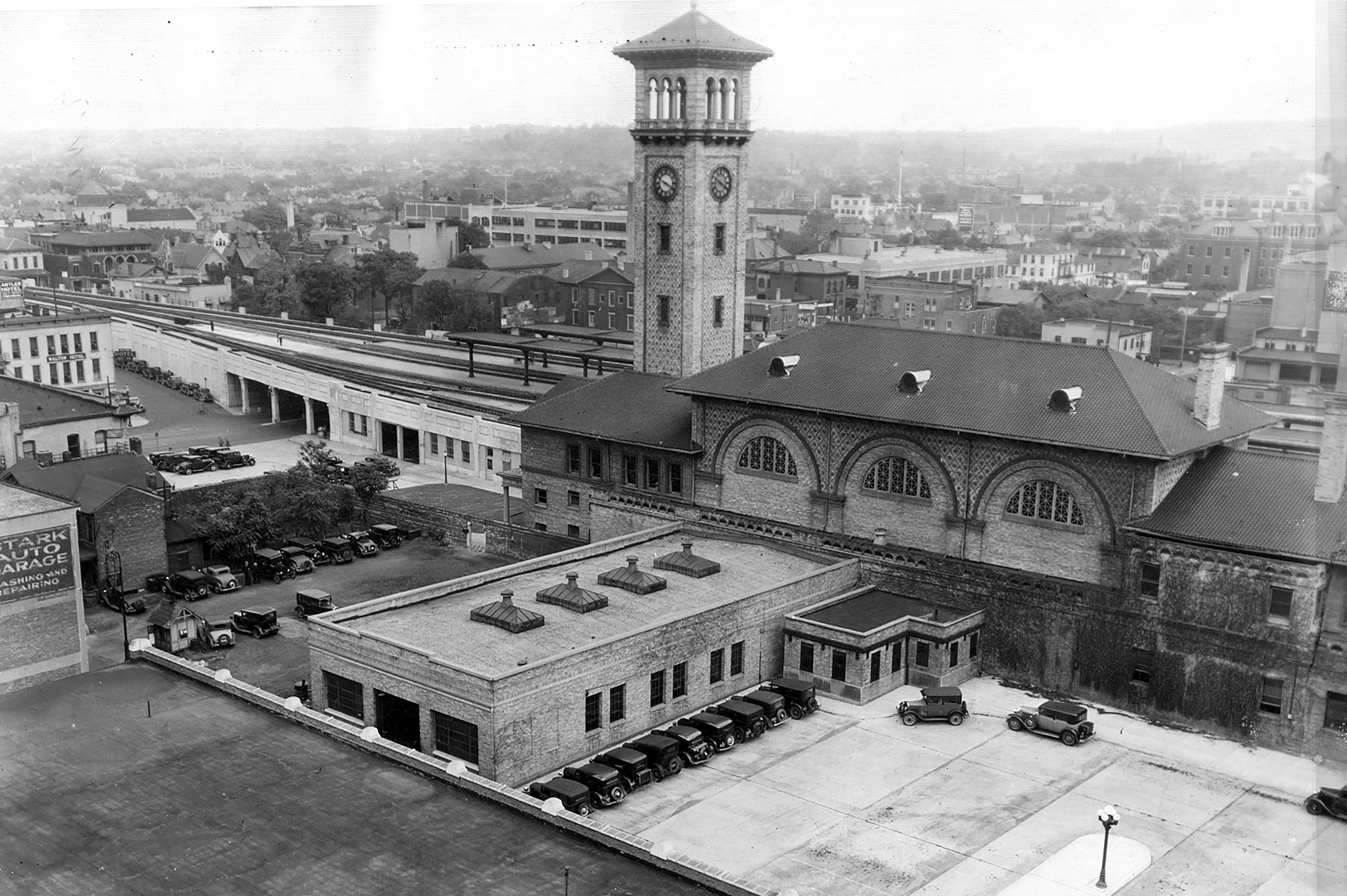 An undated photograph of Union Station. The "Tower Depot" was dedicated July 21, 1900. DAYTON DAILY NEWS ARCHIVE