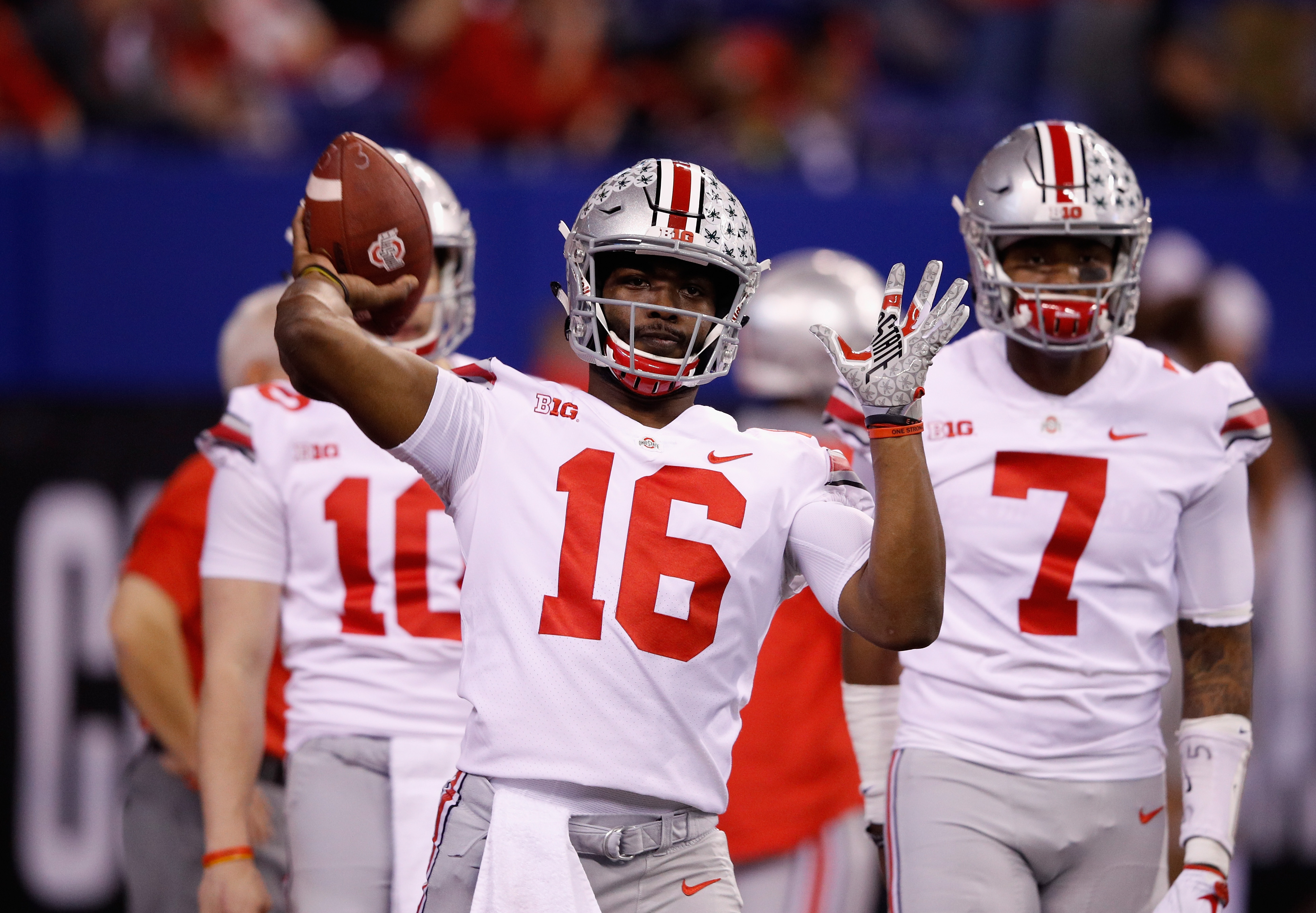 CJ Stroud honored Dwayne Haskins during Ohio State spring game