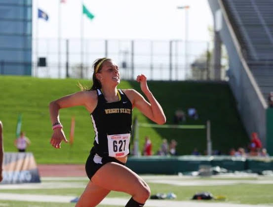 Taylor Schweickart, who was a three-sport athlete at West Carrollton High, ran track at Wright State and competed in the hurdles, long jump, 800 meter run and the heptathlon. CONTRIBUTED