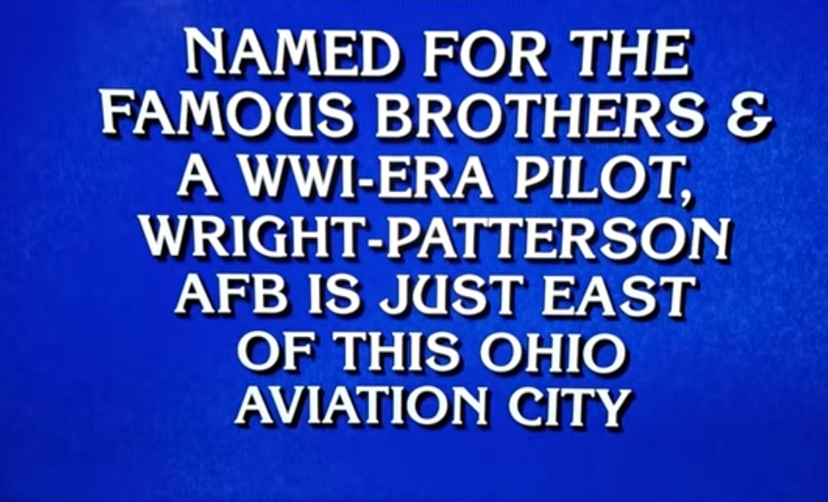 "Jeopardy!" host Alex Trebek seemed to say a little pray after all three contestants on the show that aired Jan. 30 got this question about the Wright Brothers wrong.
